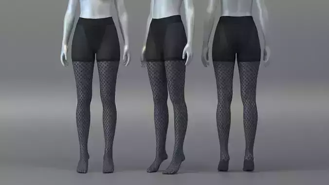 Clover Diamond Pantyhose