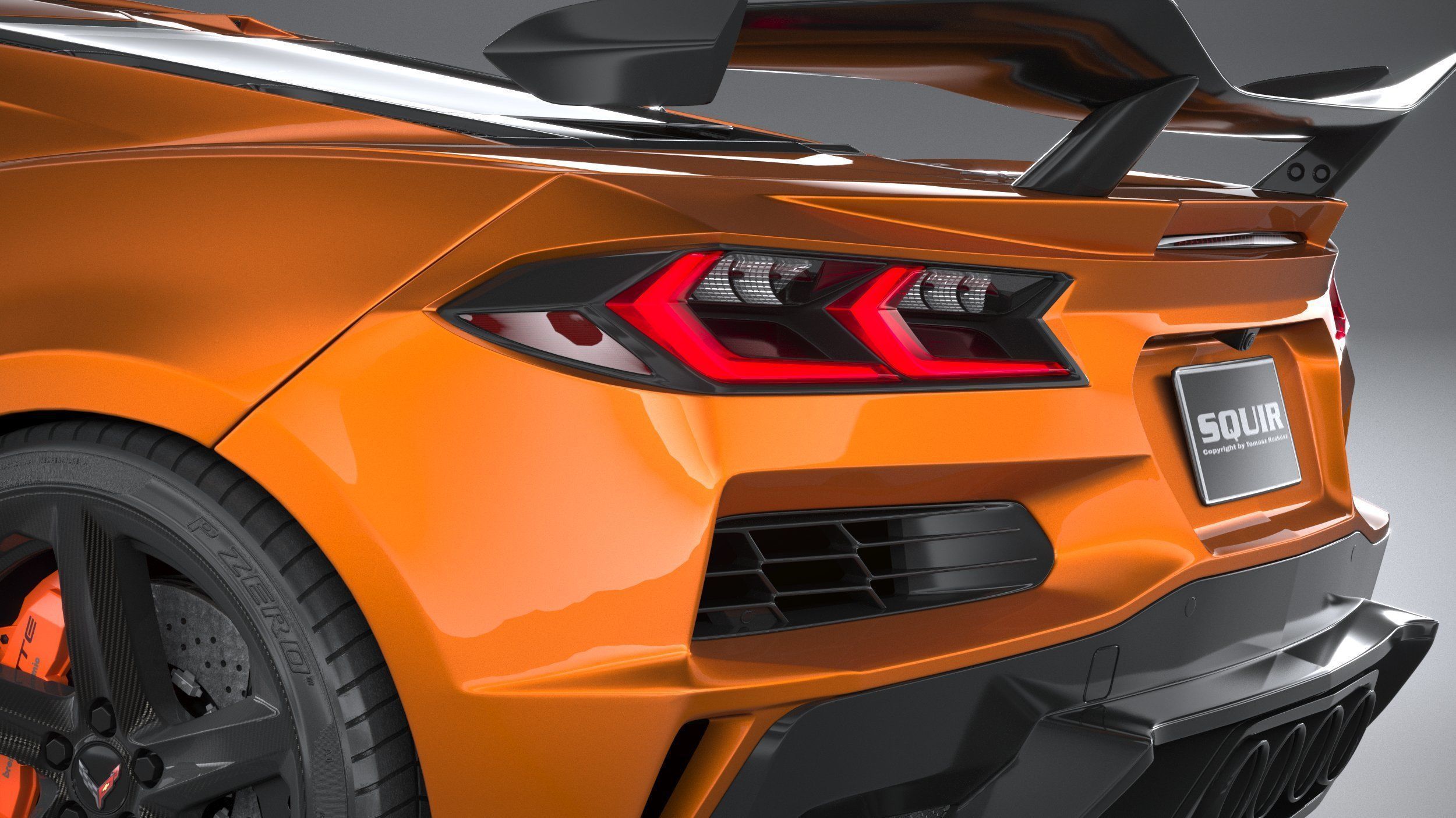 Chevrolet Corvette Z06 CG 2023 3D model_6