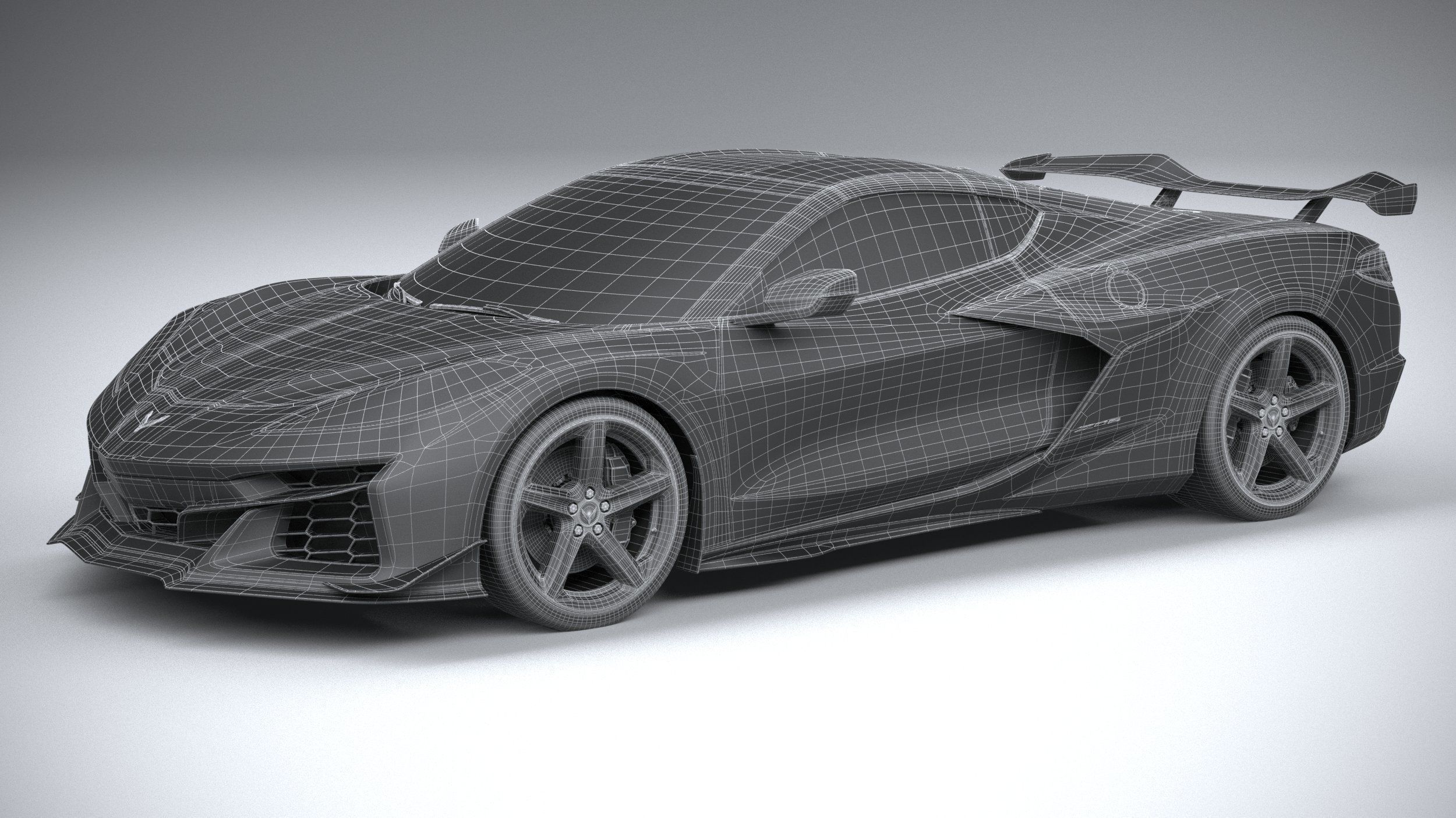 Chevrolet Corvette Z06 CG 2023 3D model_31