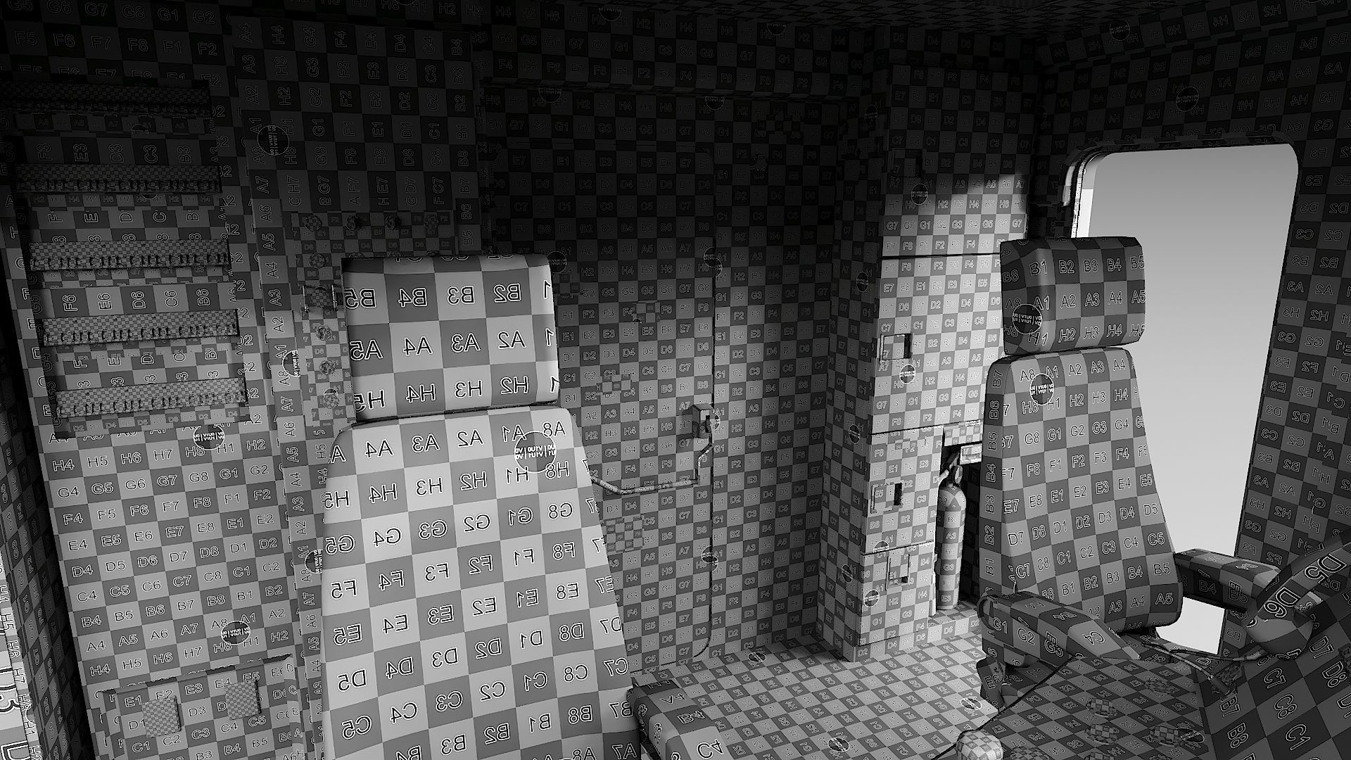 Locomotive Siemens Charger ALC-42 Blue Low-poly 3D model_60