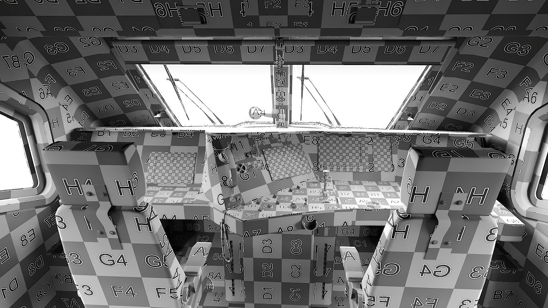 Locomotive Siemens Charger ALC-42 Blue Low-poly 3D model_59