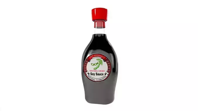 Soy Product - Soy Sauce 3D model