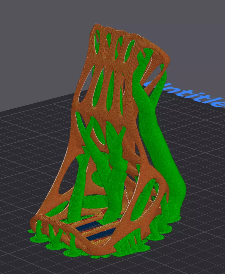 Futuristic Phone Holder 3D print model_3