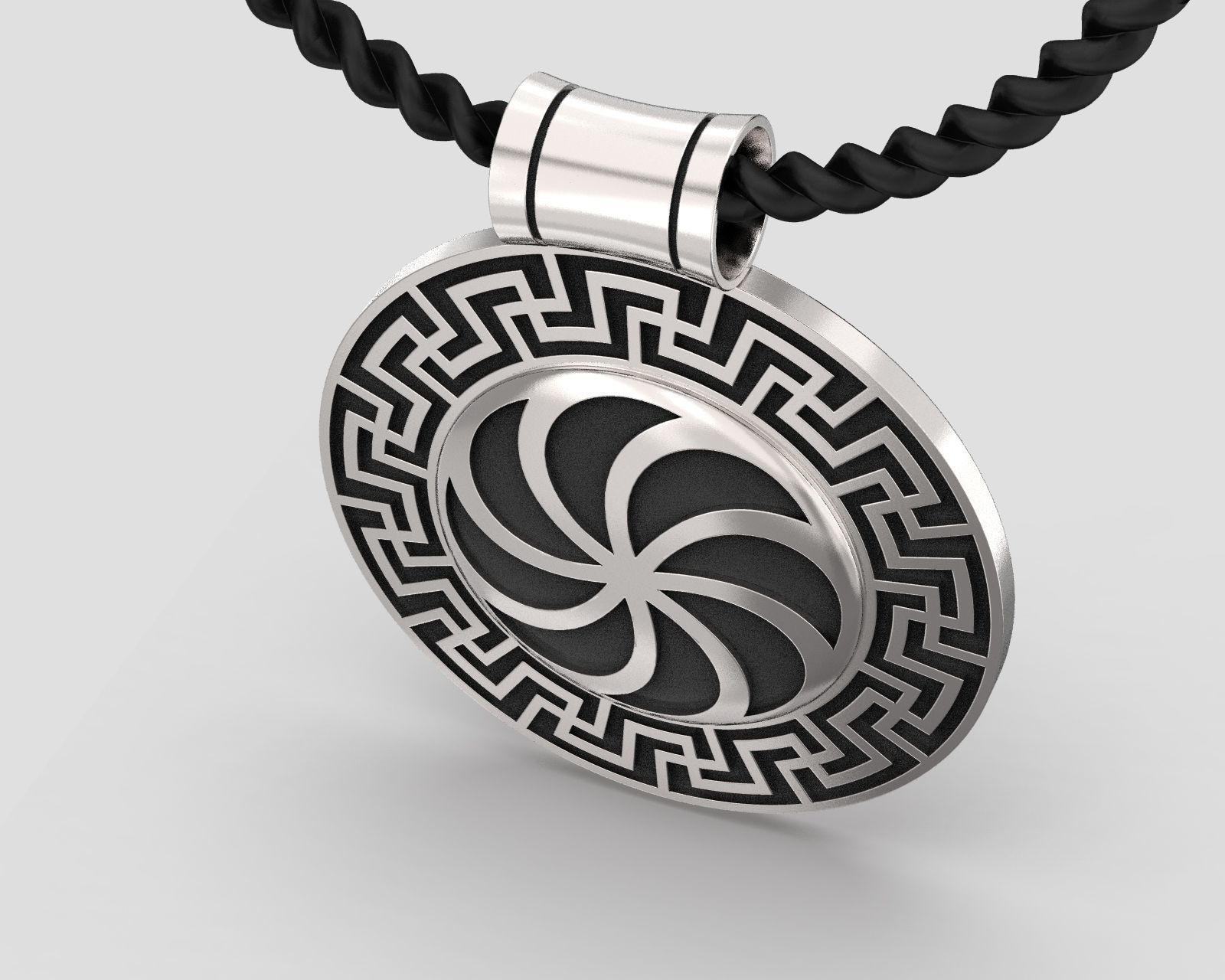 P 024 pendant 3D print model_4