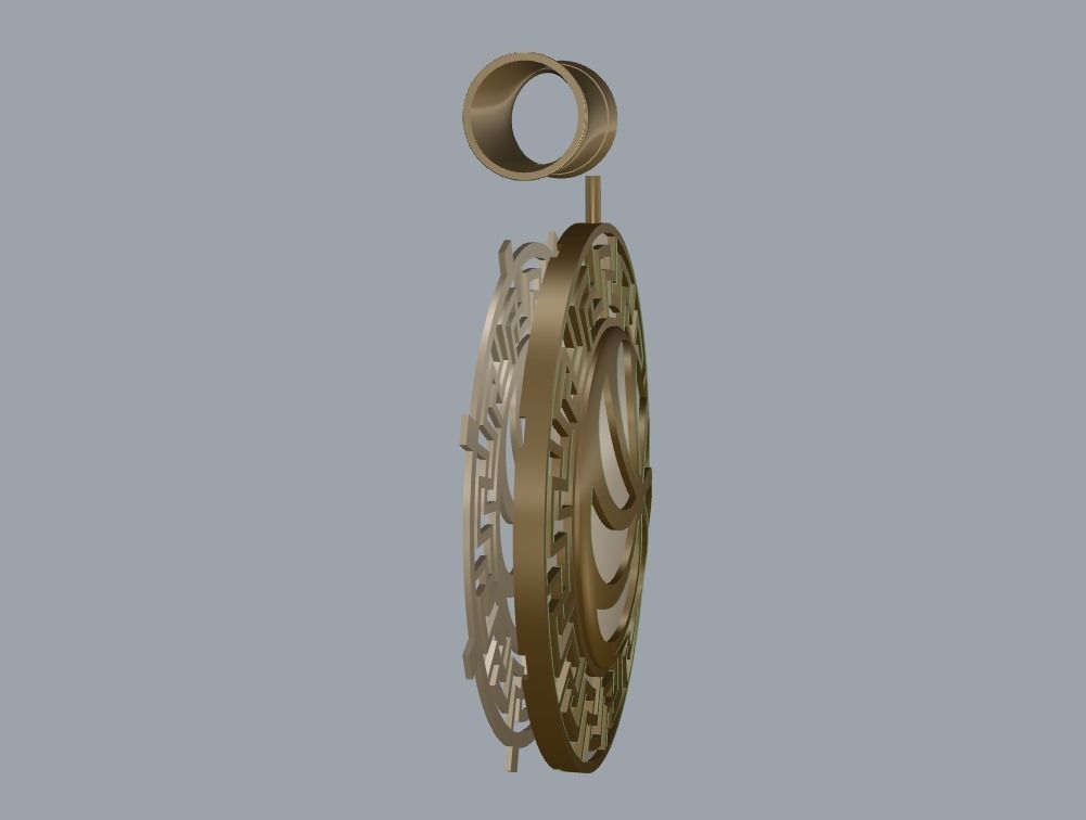 P 024 pendant 3D print model_12