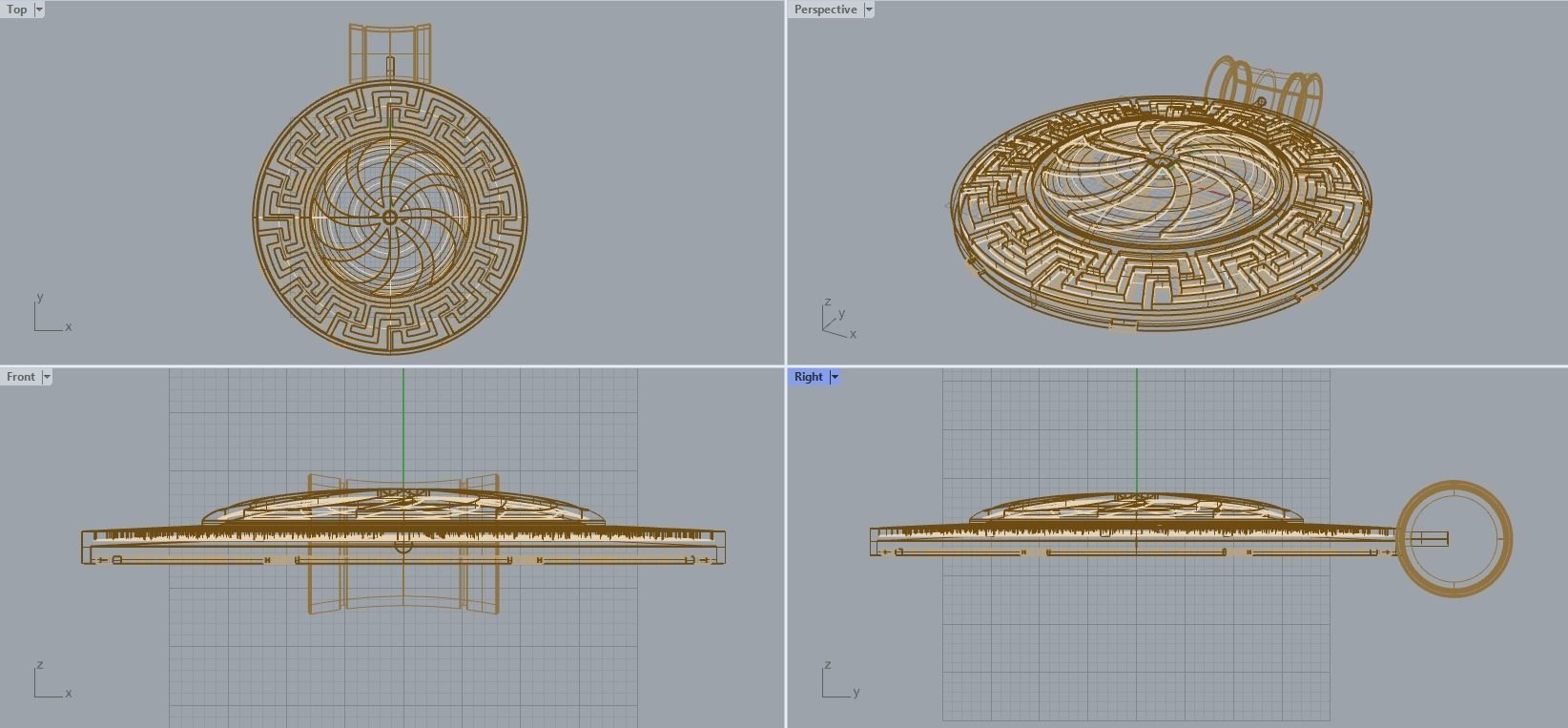 P 024 pendant 3D print model_11
