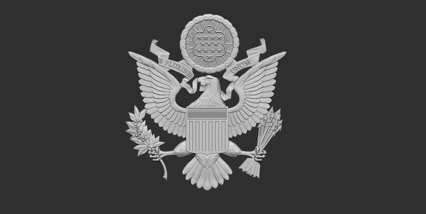 Great Seal of the United States 3D print model_10