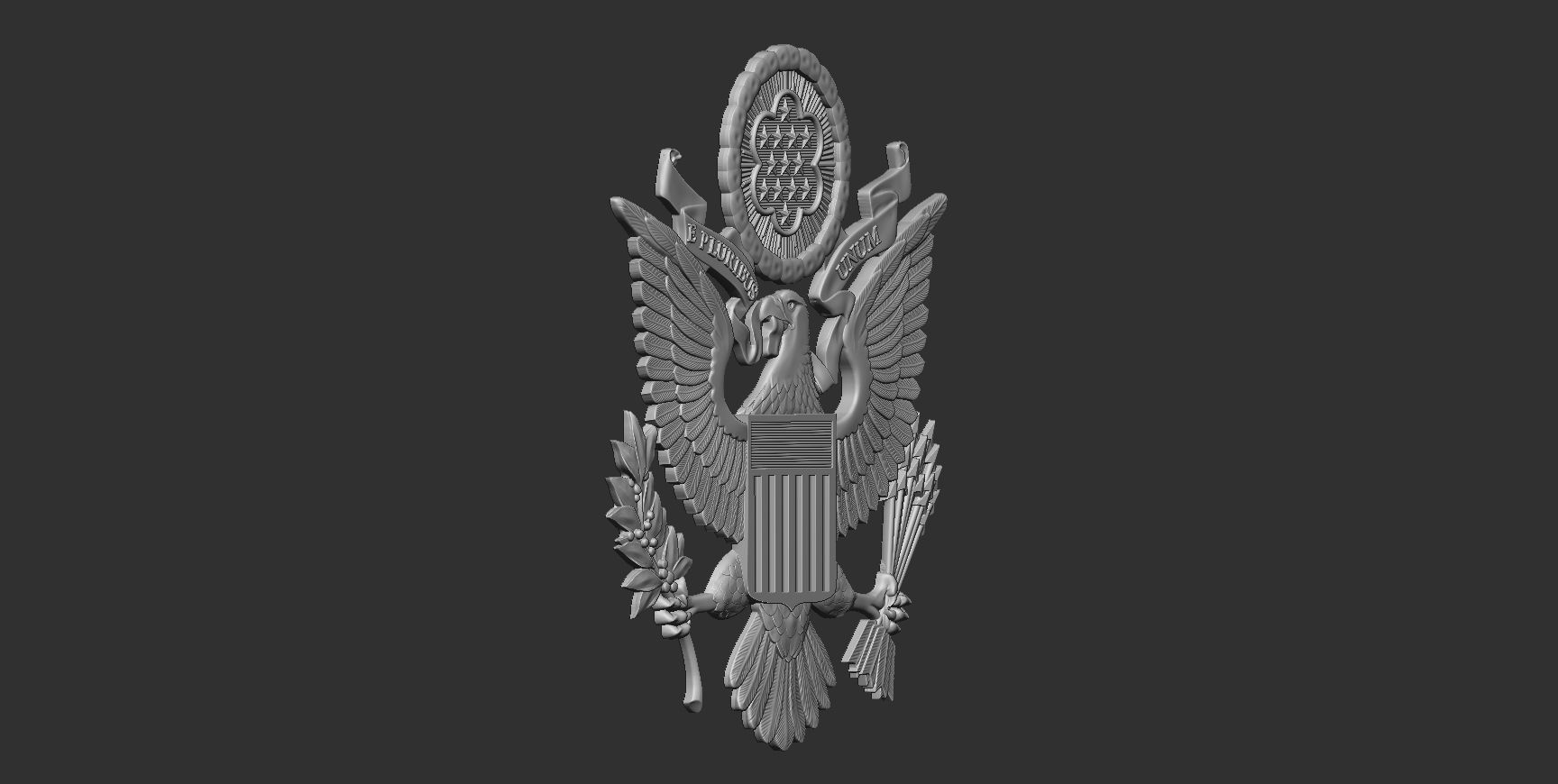 Great Seal of the United States 3D print model_13