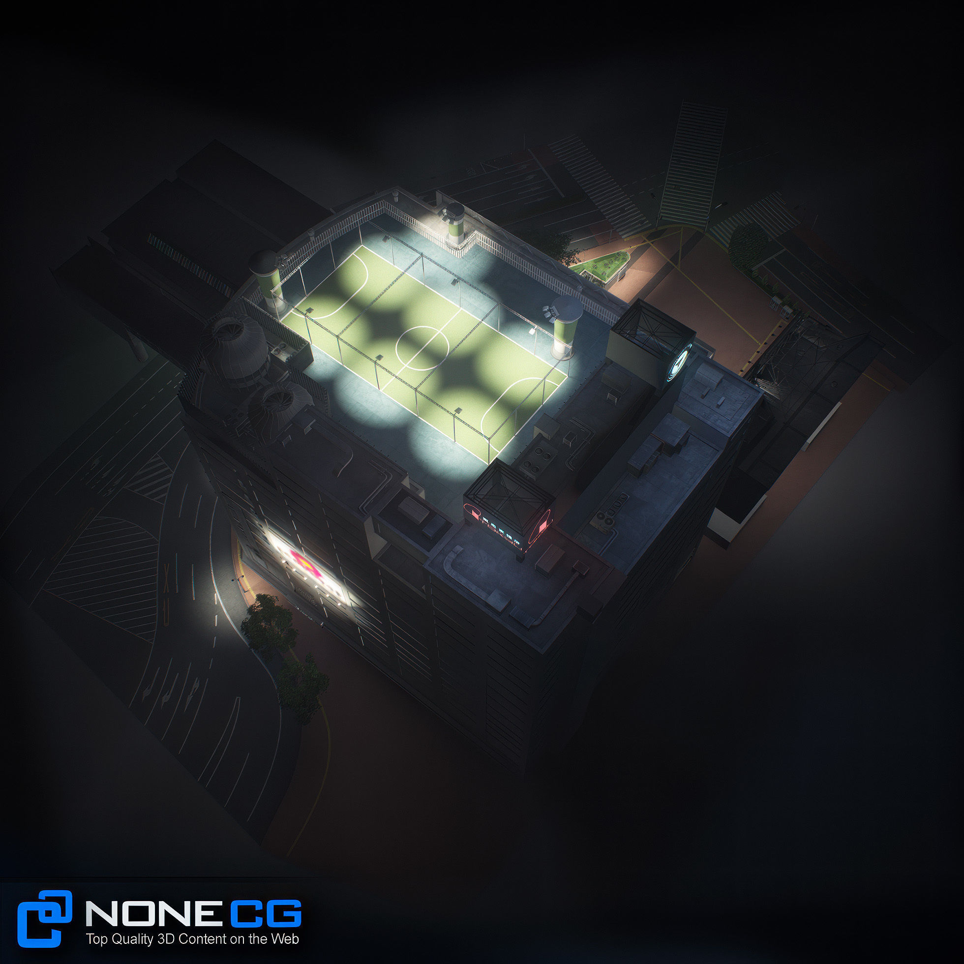 Tokyo Shibuya Block Hachiko 3D model_34