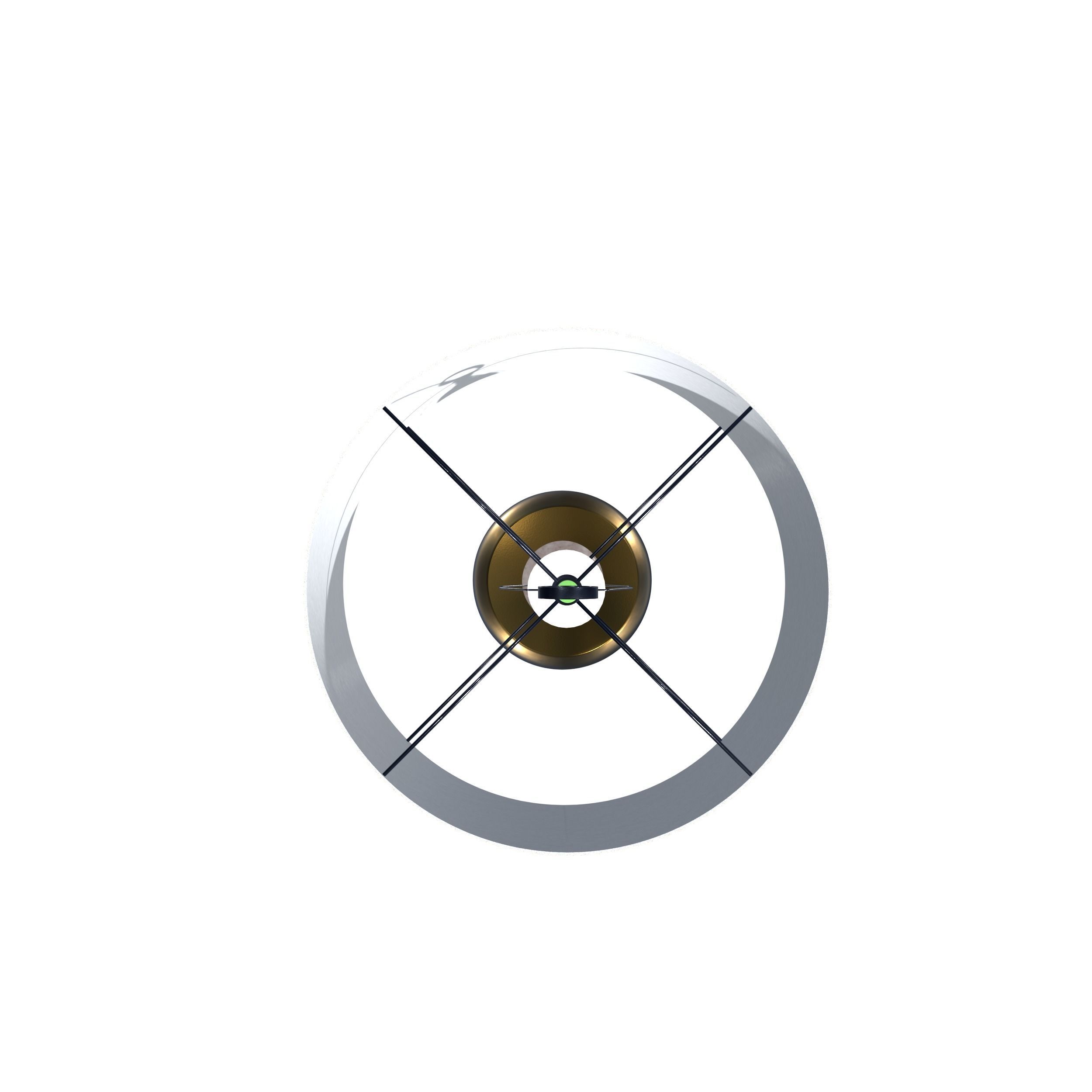 Avante Minimalist Bronze Table Lamp 3D model_3