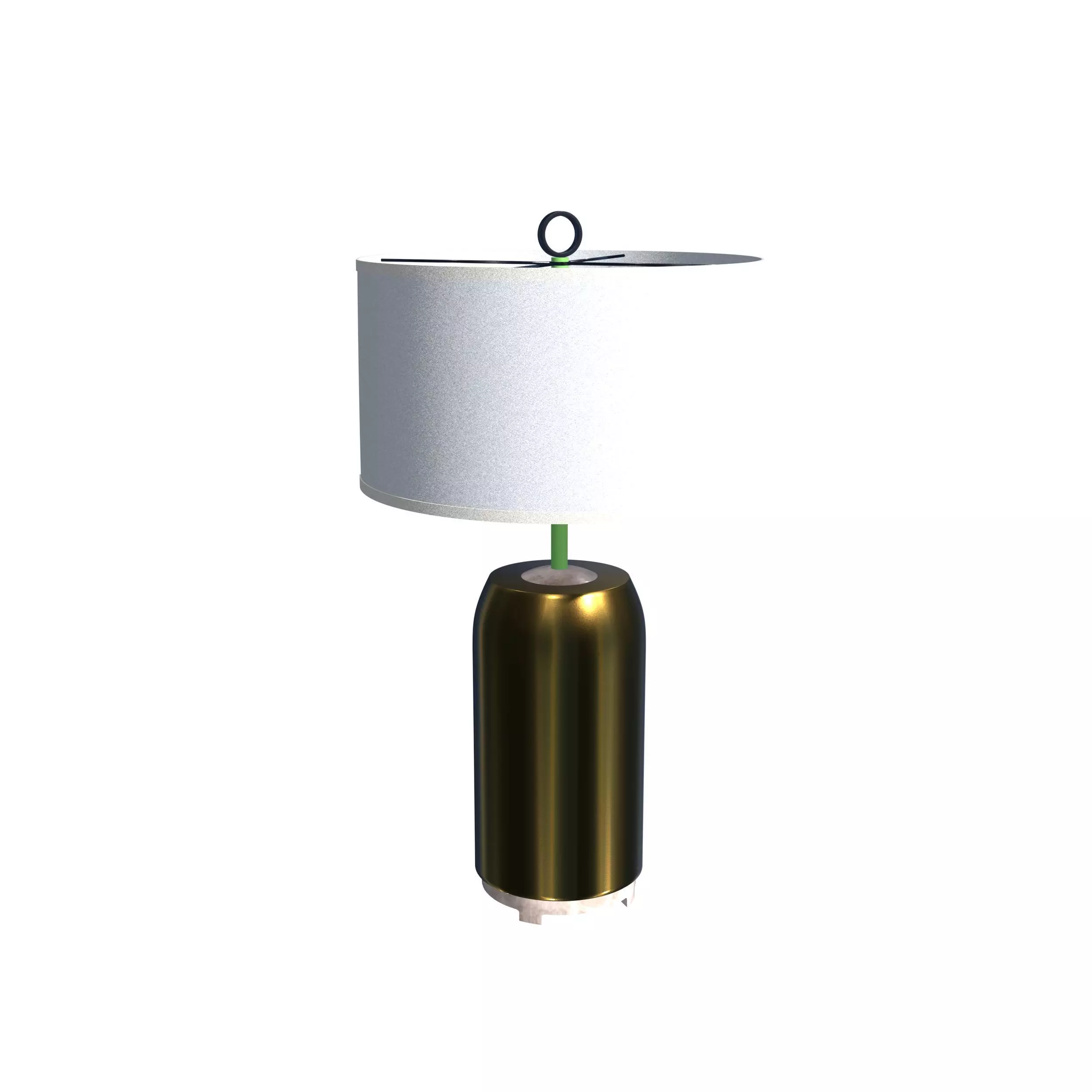 Avante Minimalist Bronze Table Lamp 3D model_0