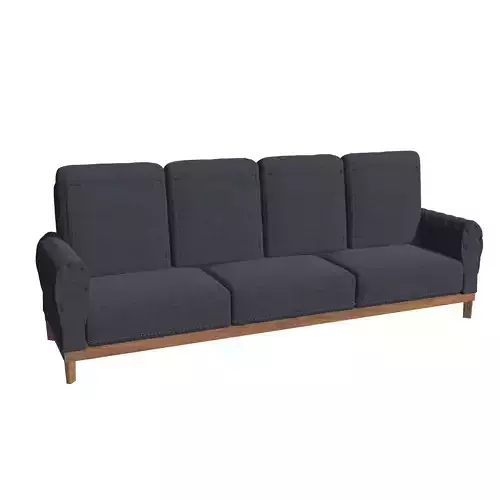 Avante Collection Grey Fabric Sofa