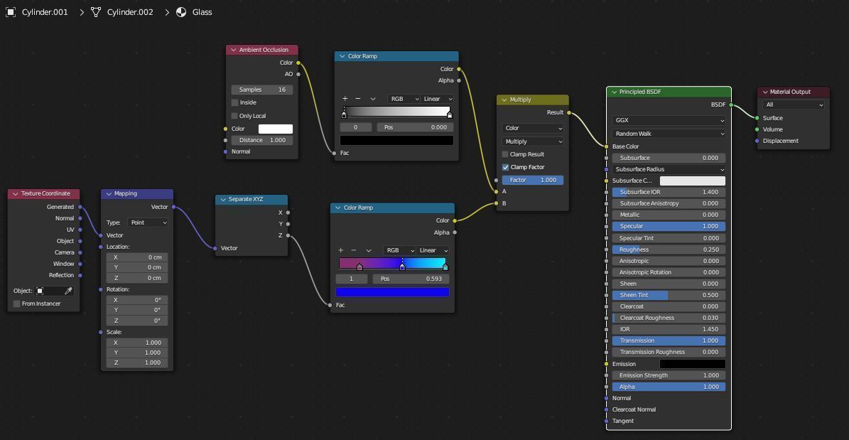 Ornament magic potion bottel 3D model for games 3D model_22