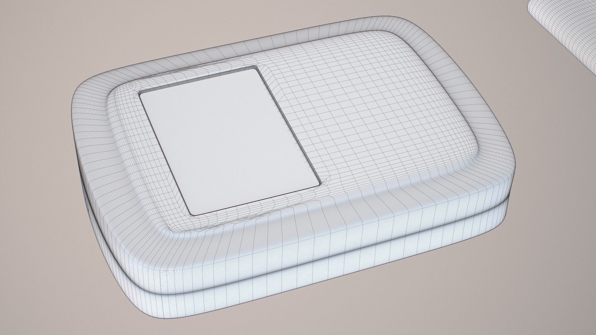 Blood pressure Monitor Device Low-poly 3D model_16