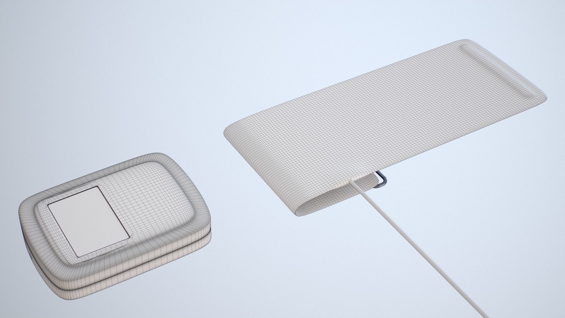 Blood pressure Monitor Device Low-poly 3D model_15