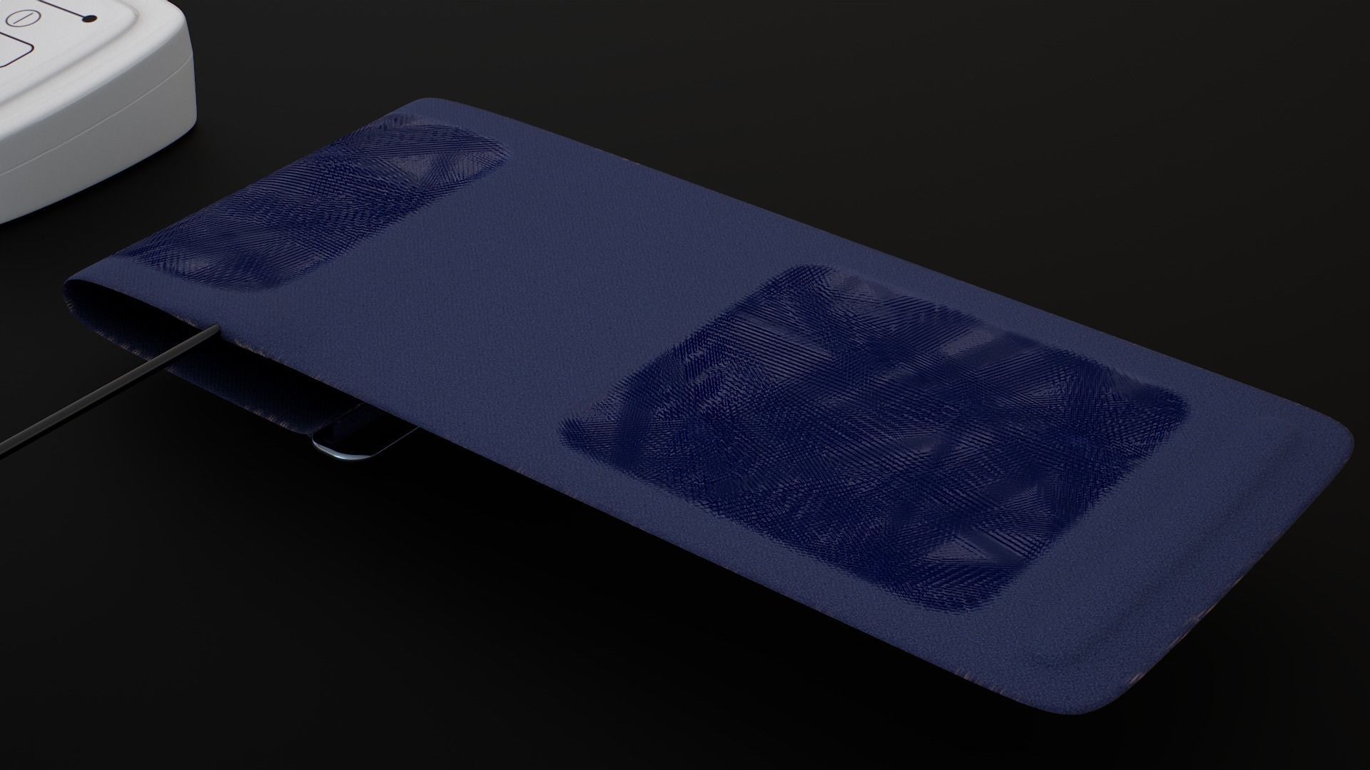 Blood pressure Monitor Device Low-poly 3D model_9