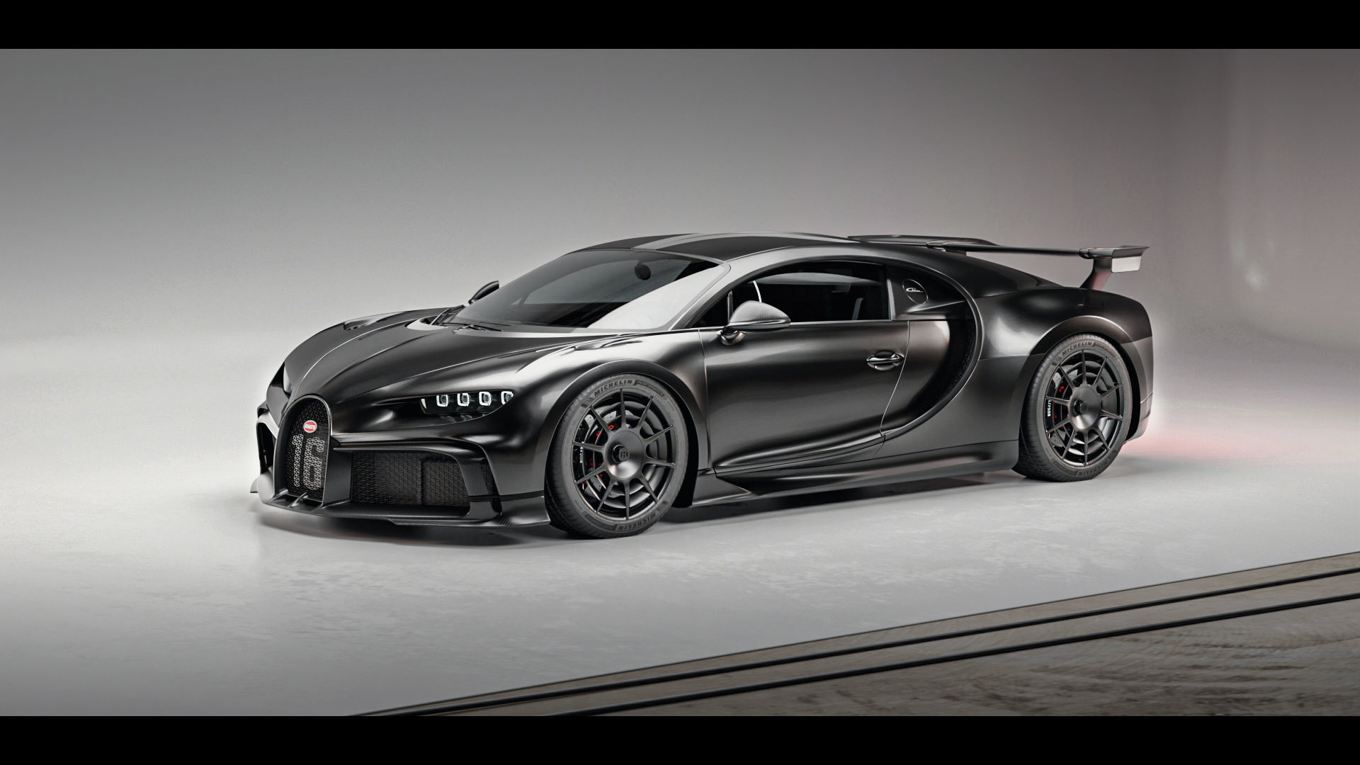 Automotive Studio Scene Low-poly 3D model_2