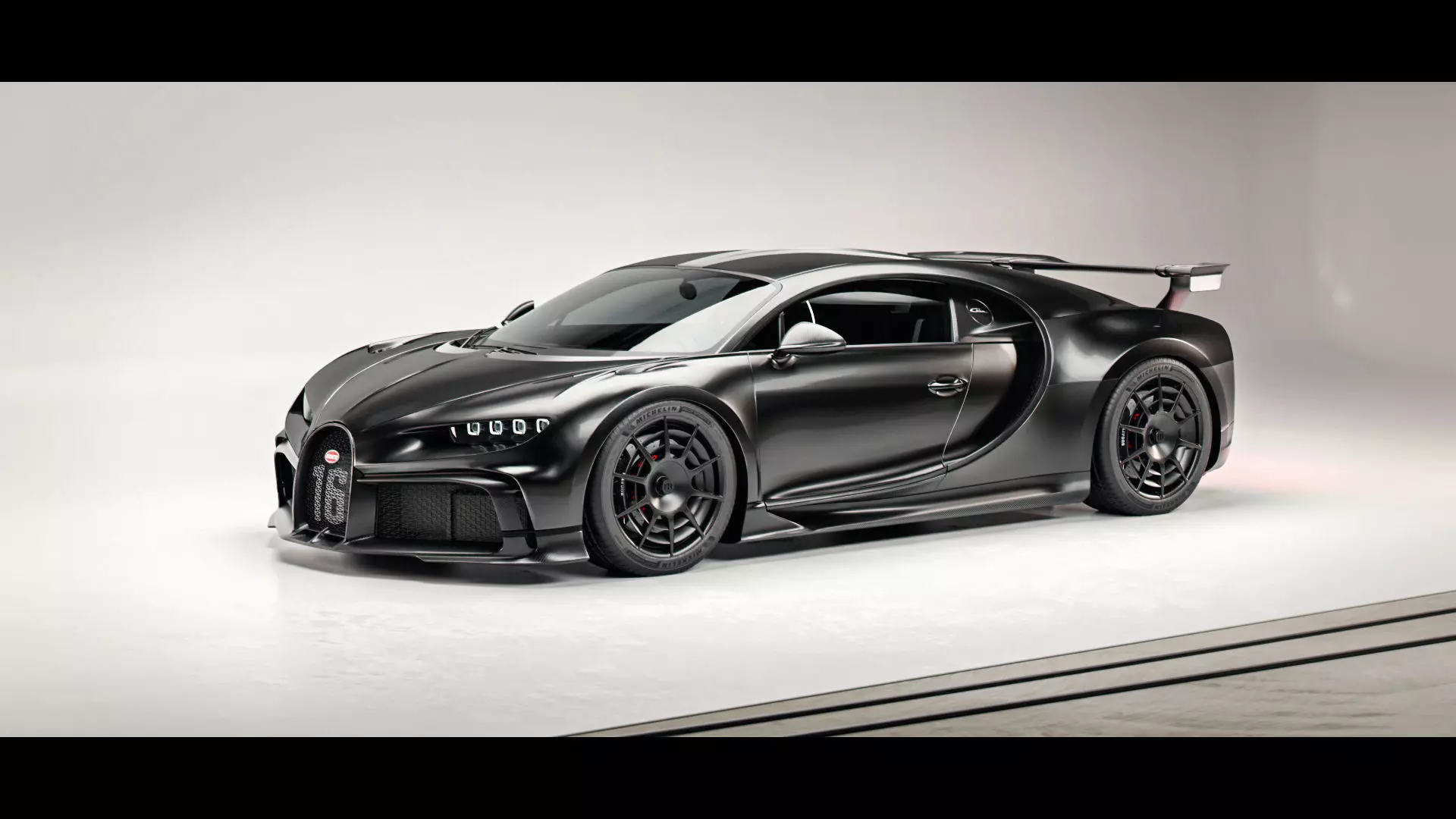 Automotive Studio Scene Low-poly 3D model_0