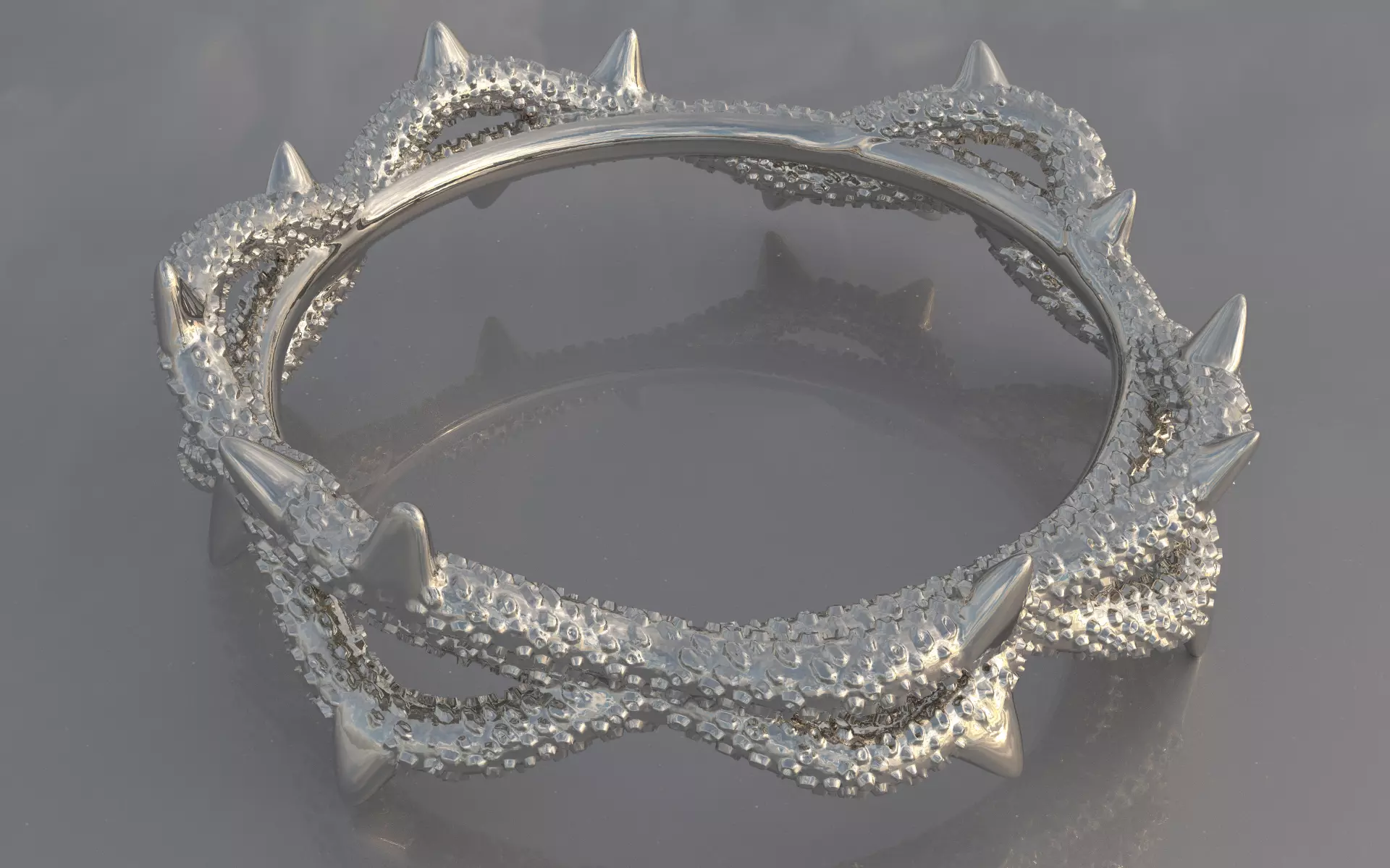 Jesus crown ring 3D print model