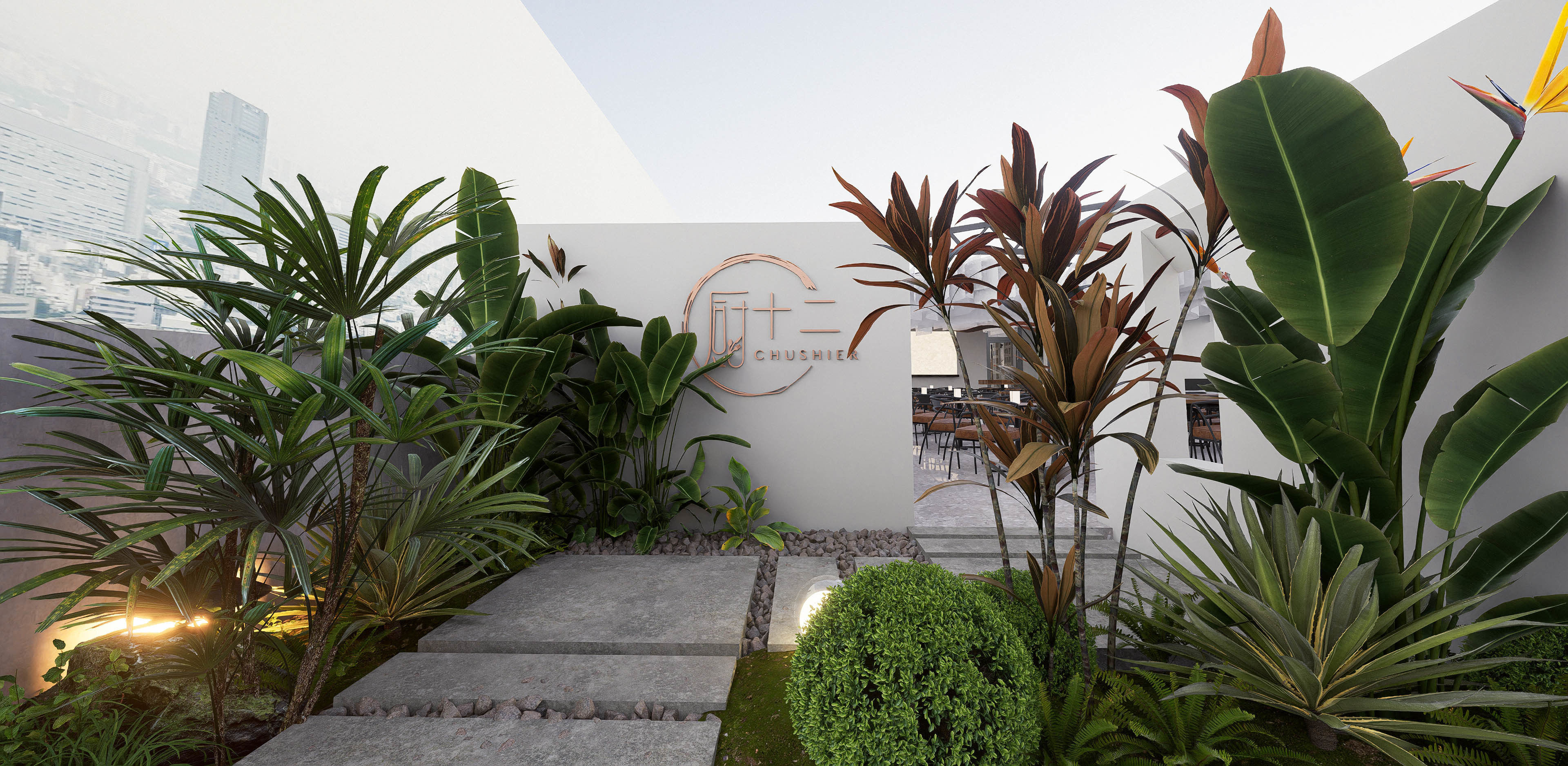 Restaurant 3D model_9