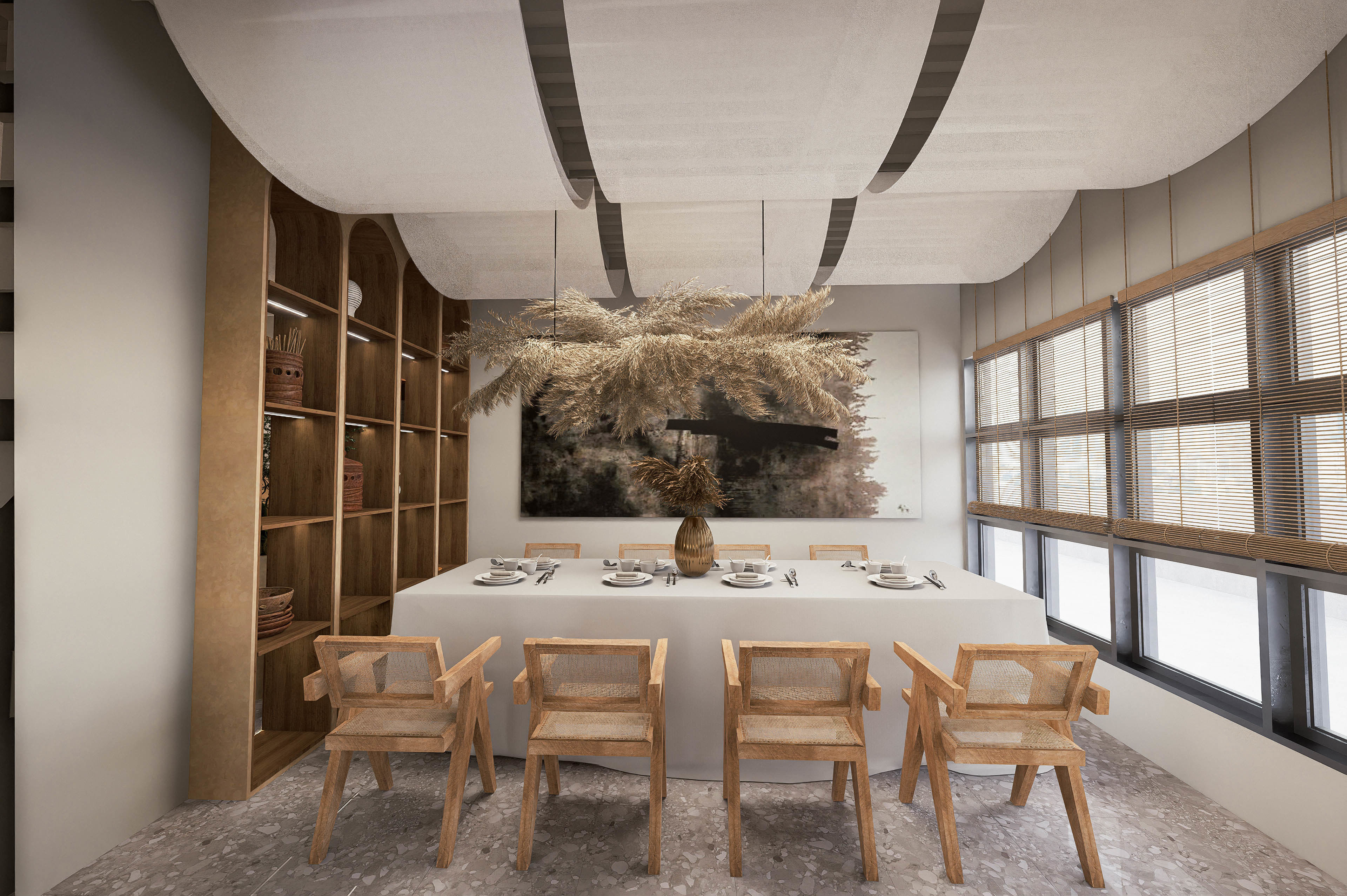 Restaurant 3D model_2