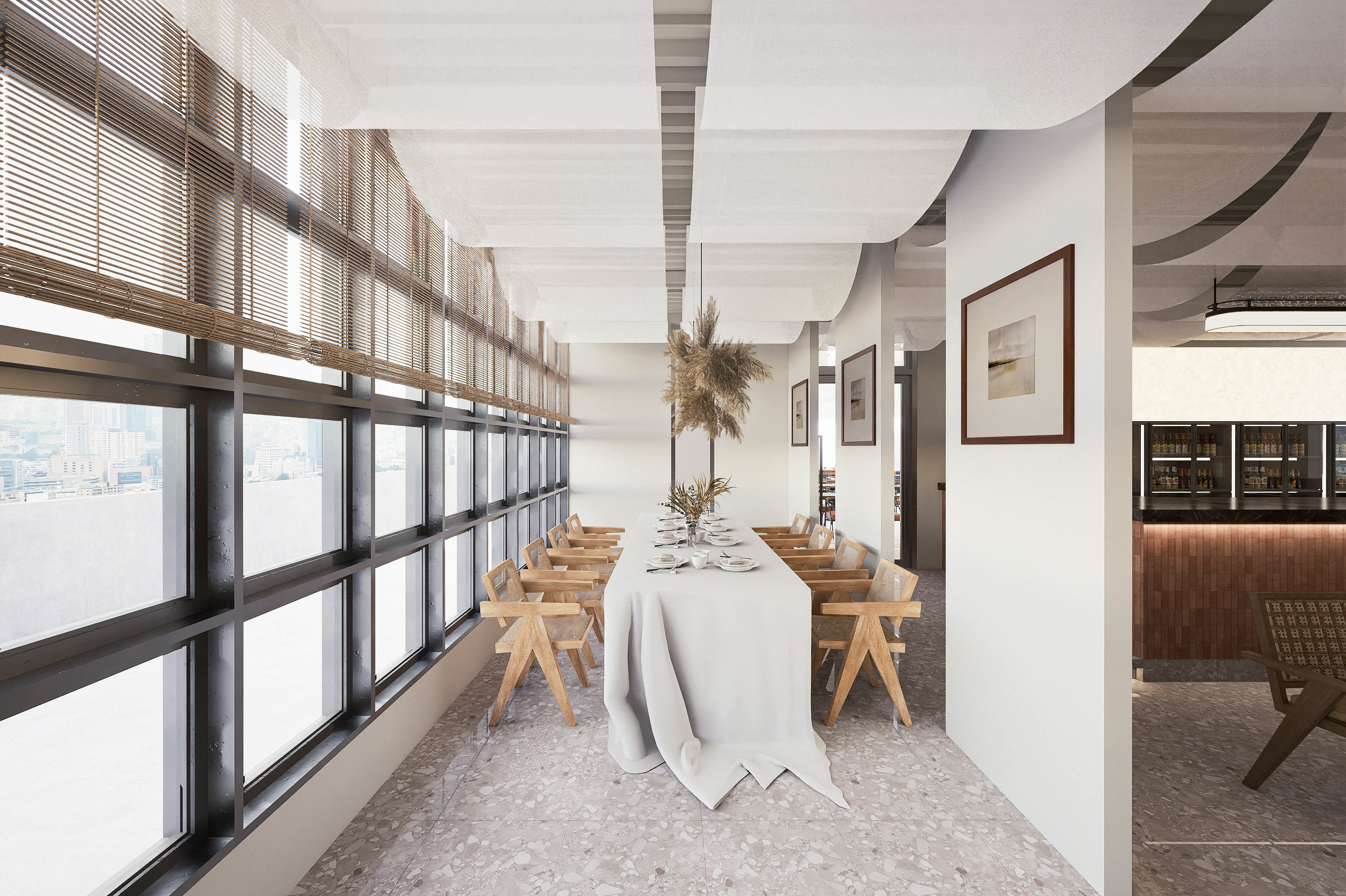 Restaurant 3D model_4