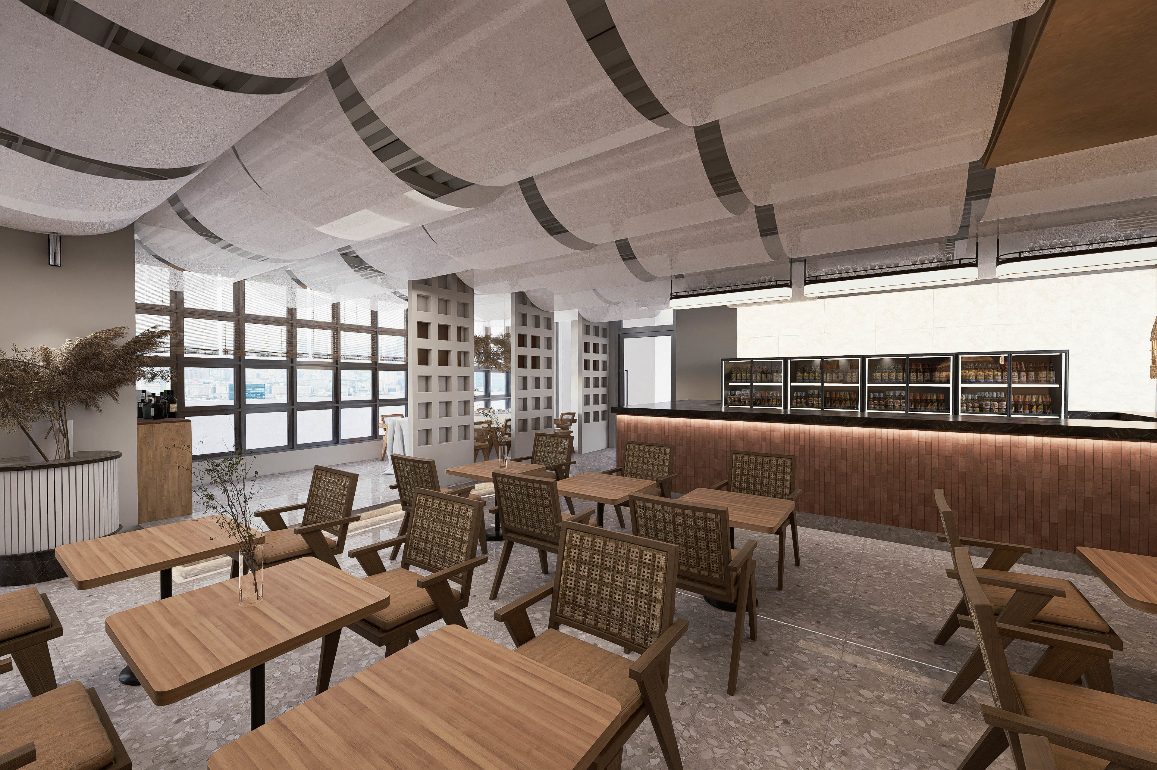 Restaurant 3D model_5