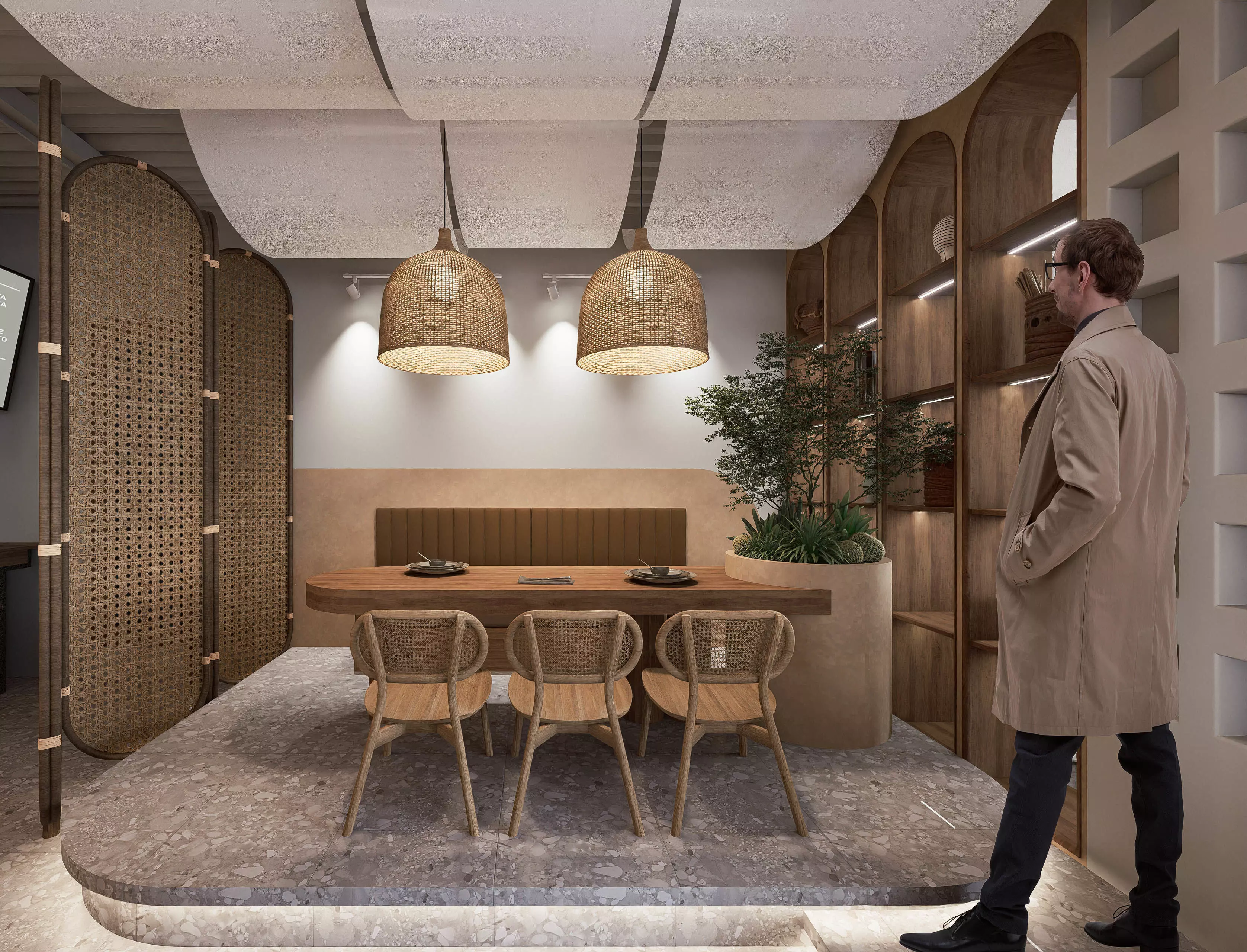 Restaurant 3D model_0