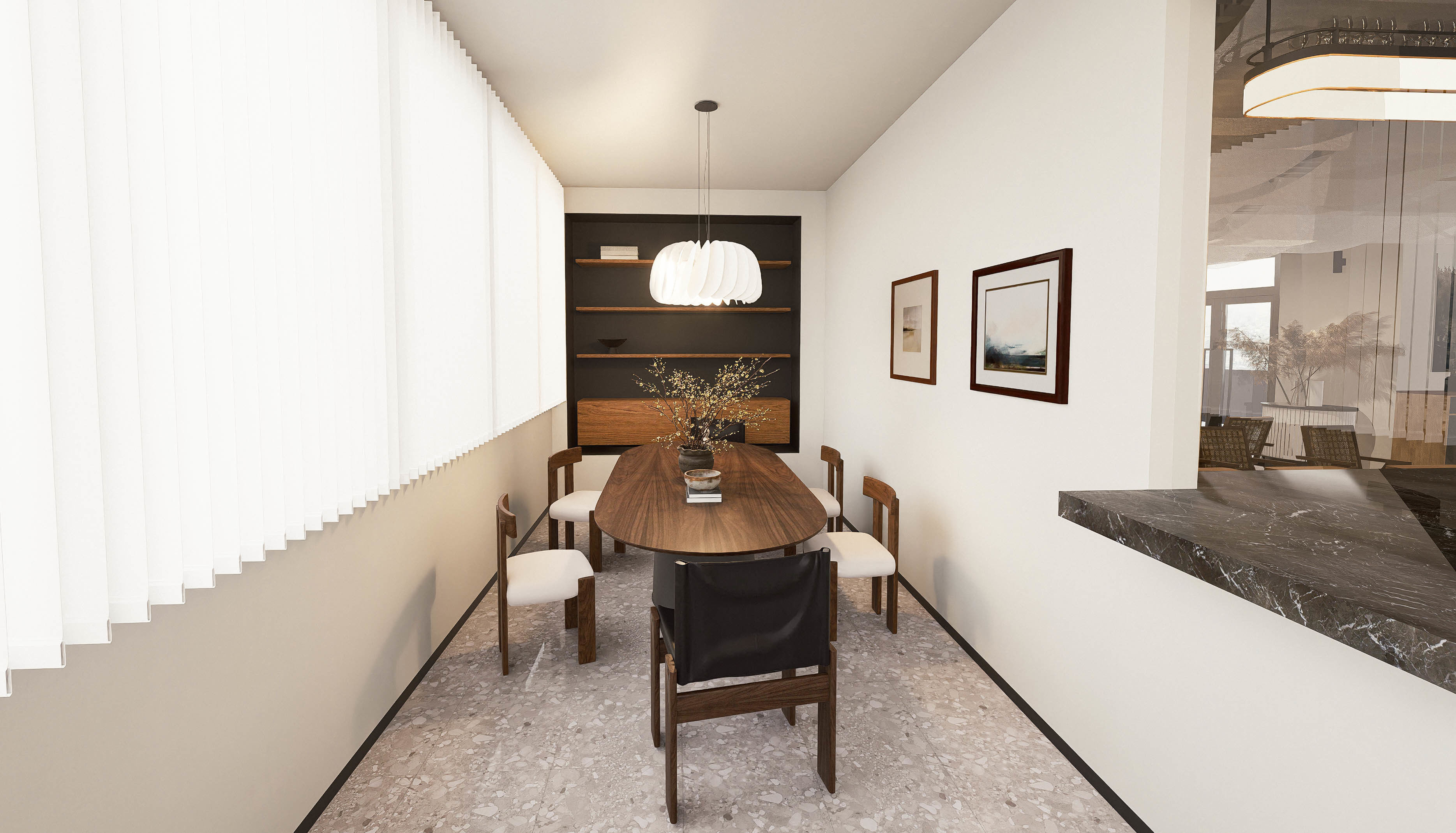 Restaurant 3D model_8