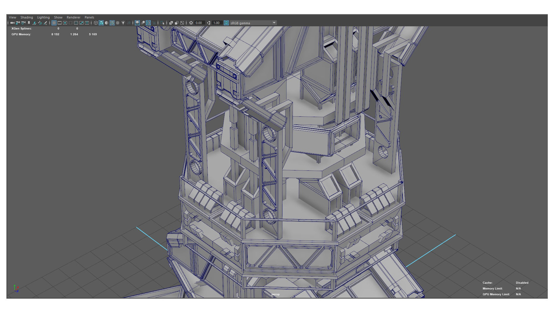 115 Sci-fi Buildings KITBASH parts and 7 Unique Sci-fi BUILDINGS 3D Model Collection_78