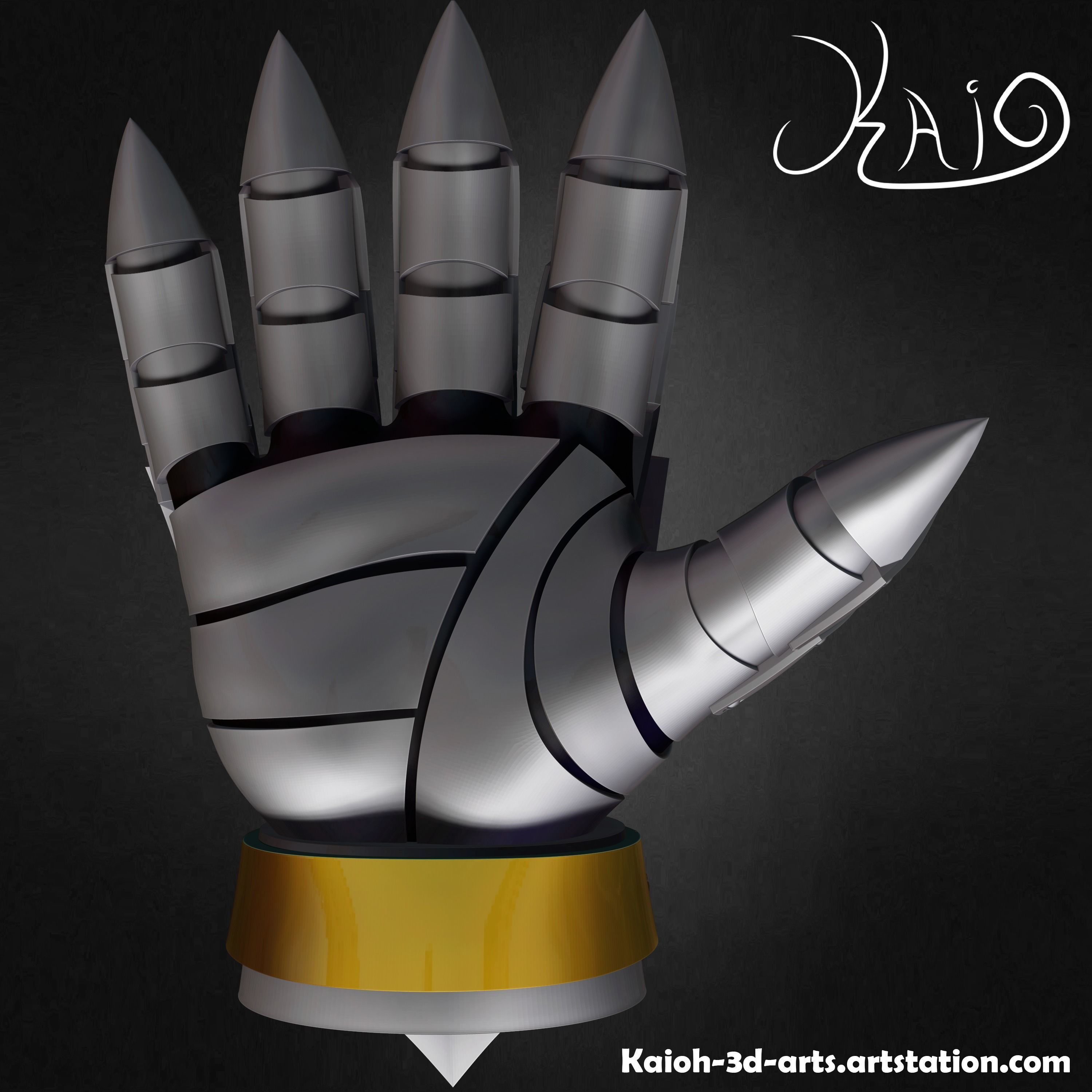 Sonic and the Black Knight - Sonic Gauntlet - Cosplayer Version 3D print model_5