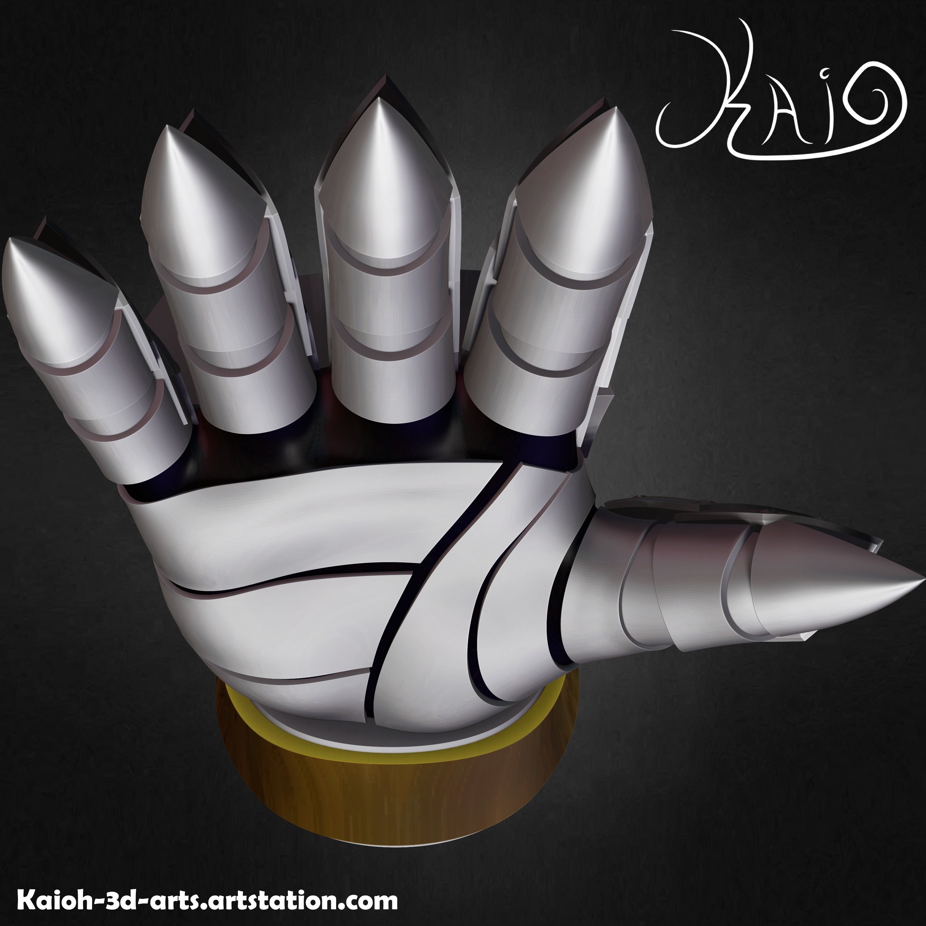Sonic and the Black Knight - Sonic Gauntlet - Cosplayer Version 3D print model_8