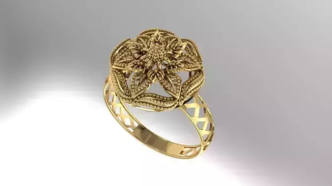 Gold Ring 39 3D print model