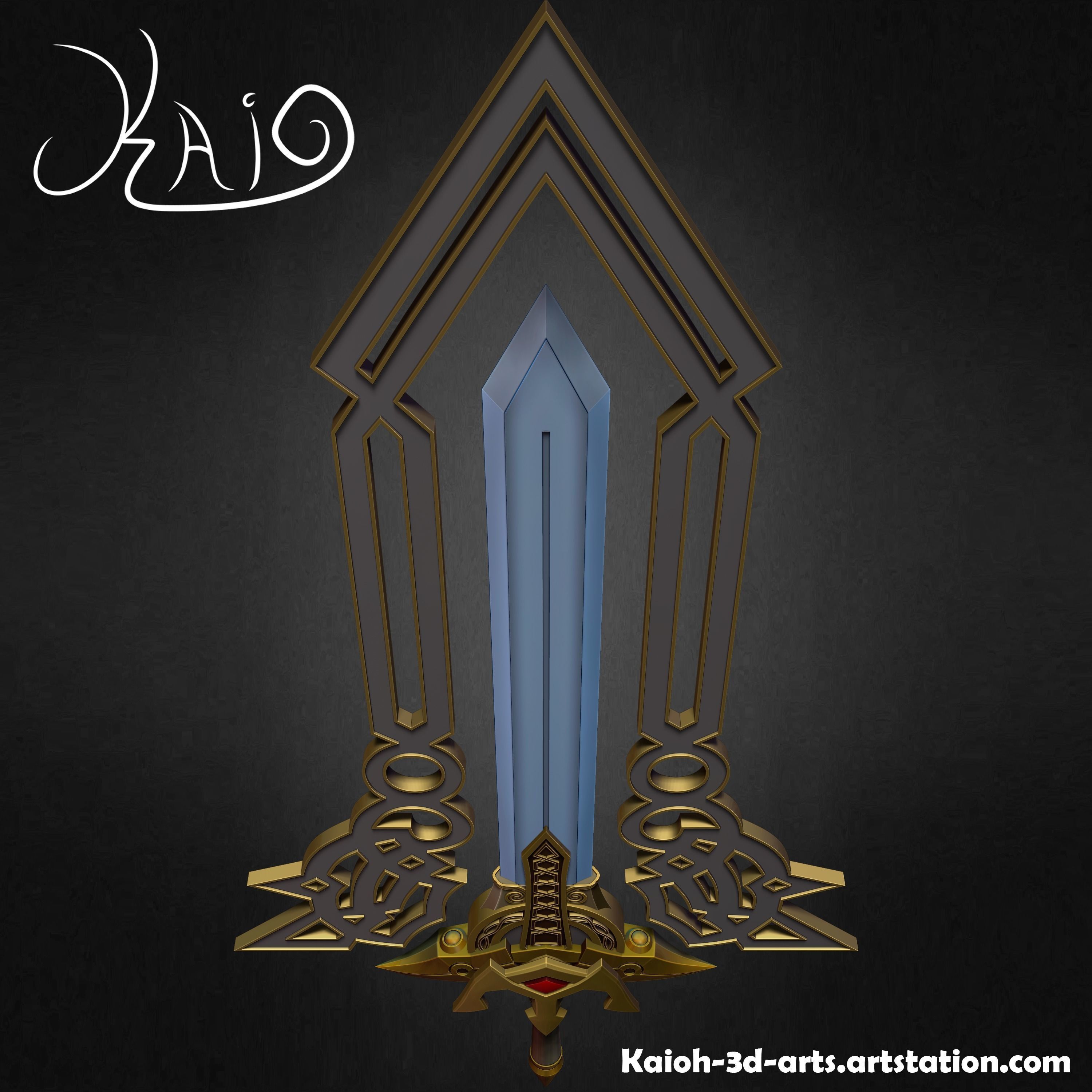 Sonic and the Black Knight - Excalibur 3D print model_2