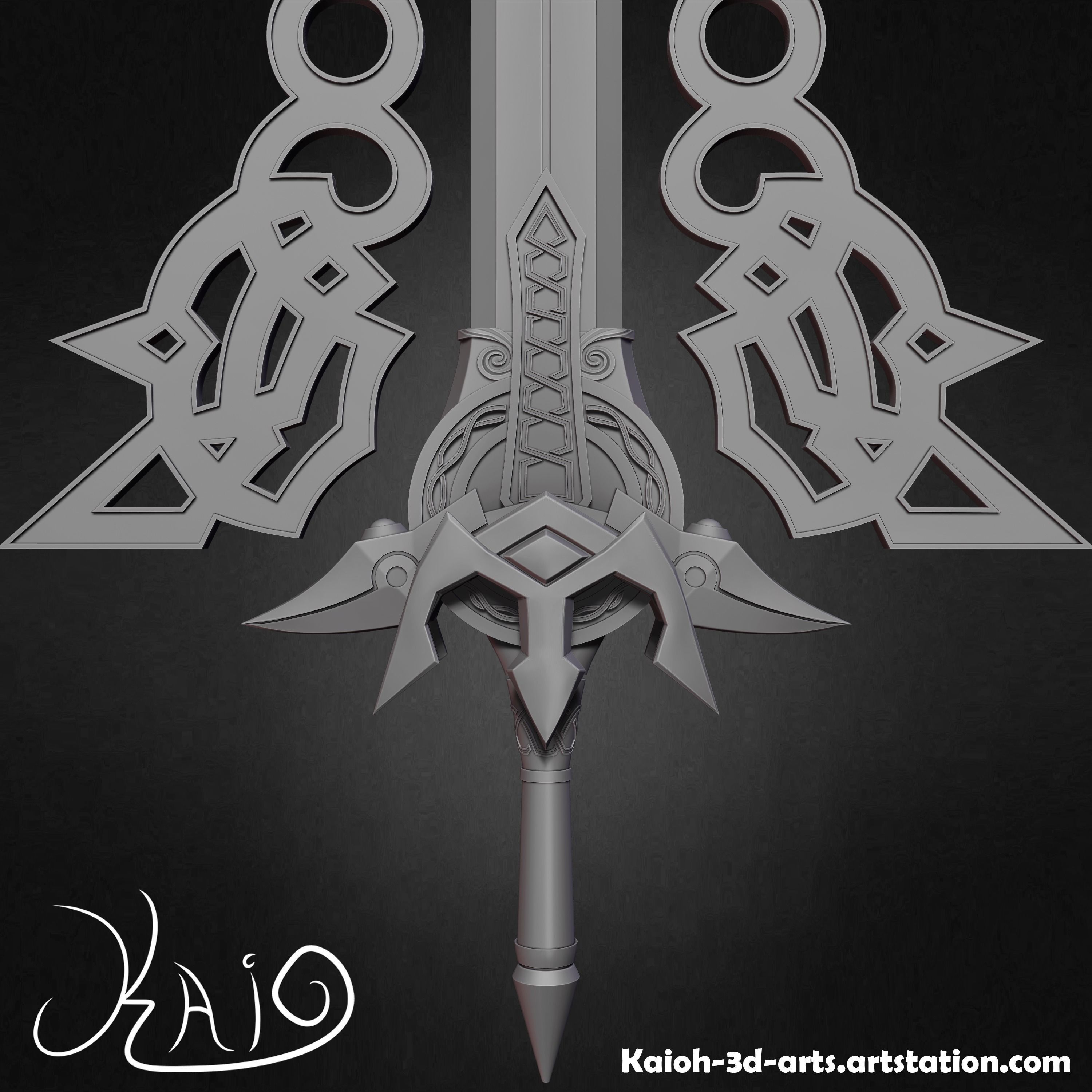 Sonic and the Black Knight - Excalibur 3D print model_8