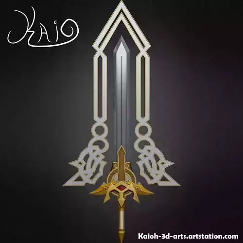 Sonic and the Black Knight - Excalibur 3D print model