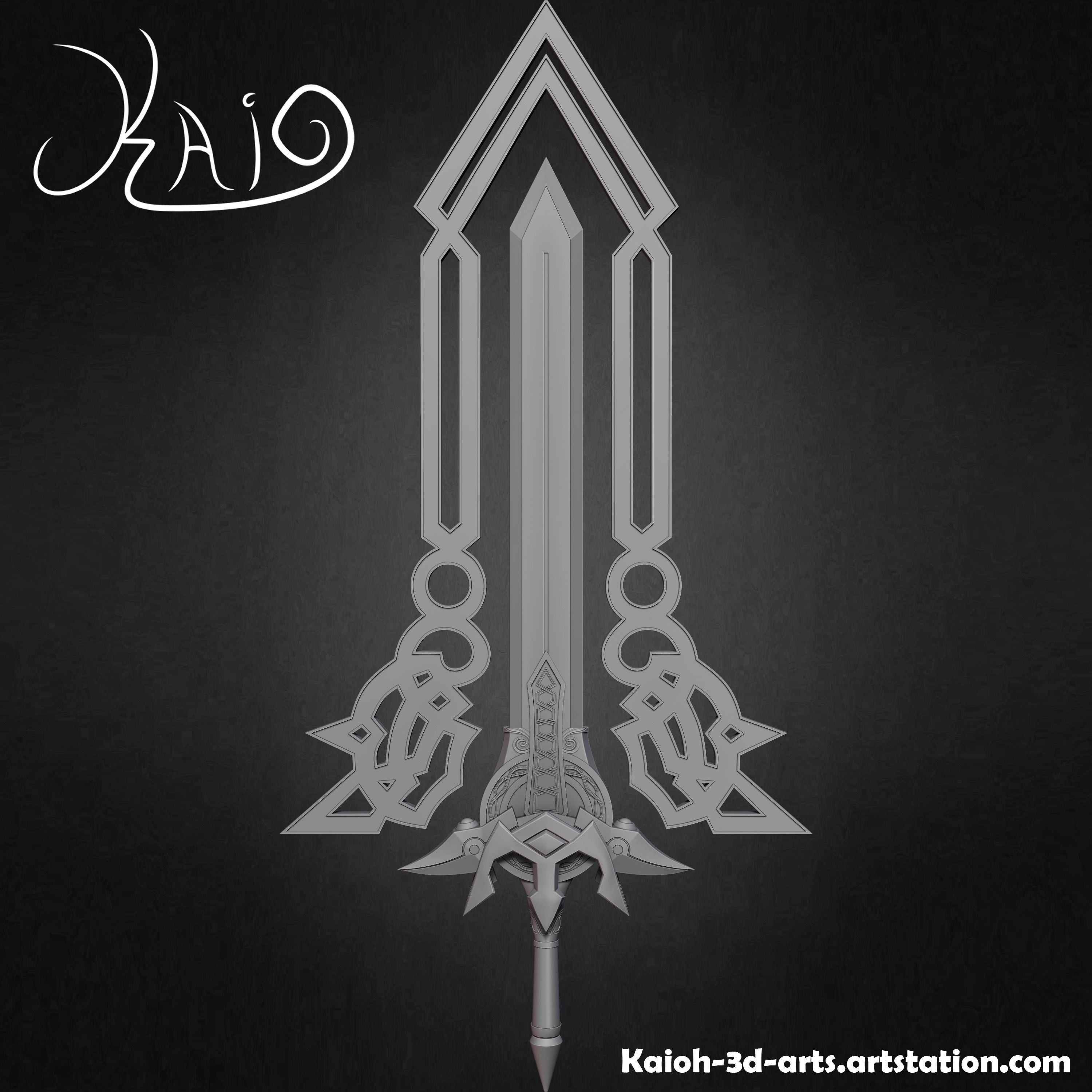 Sonic and the Black Knight - Excalibur 3D print model_1