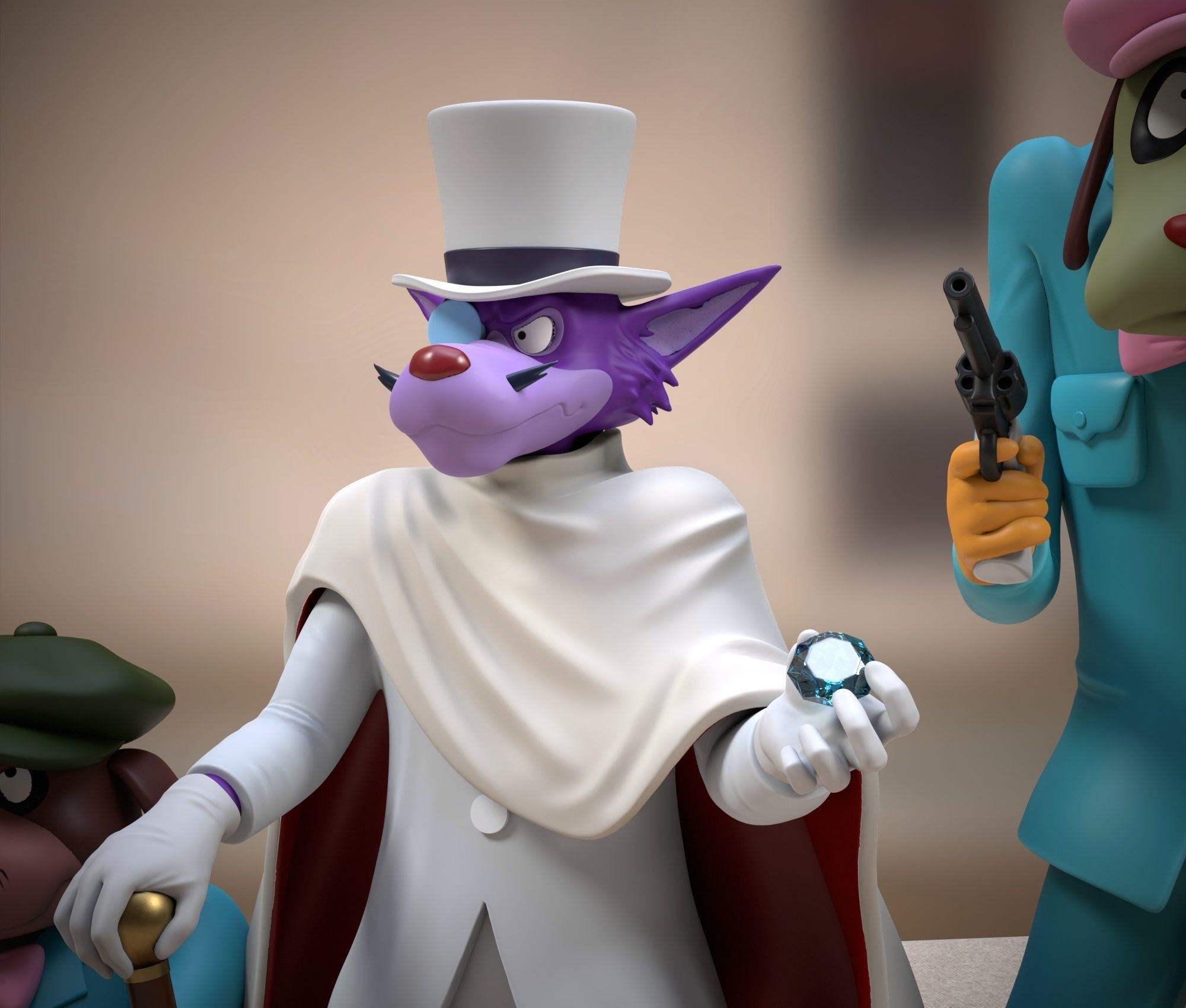 Moriarty gang 3D print model_3