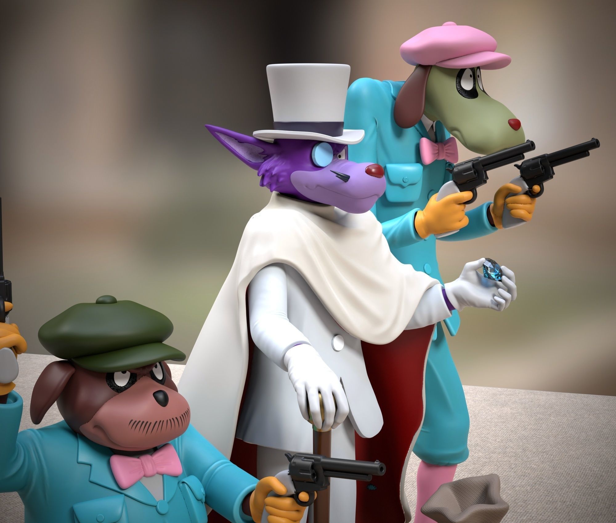 Moriarty gang 3D print model_2