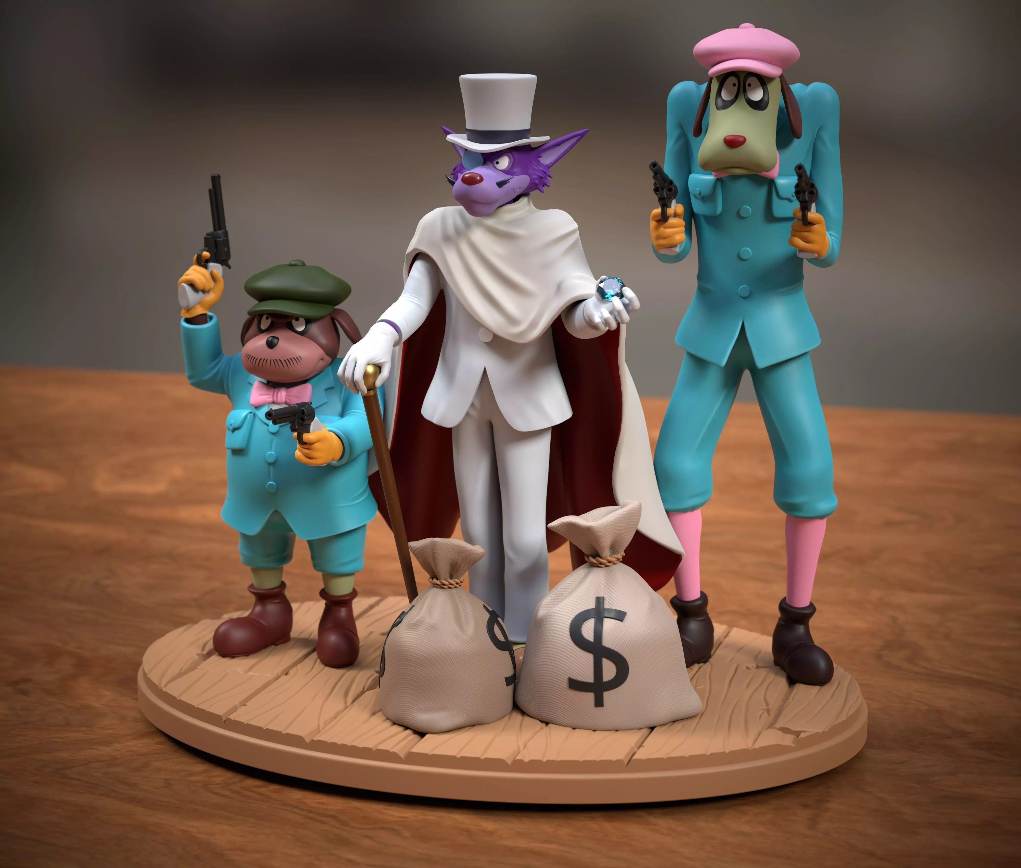 Moriarty gang 3D print model_0
