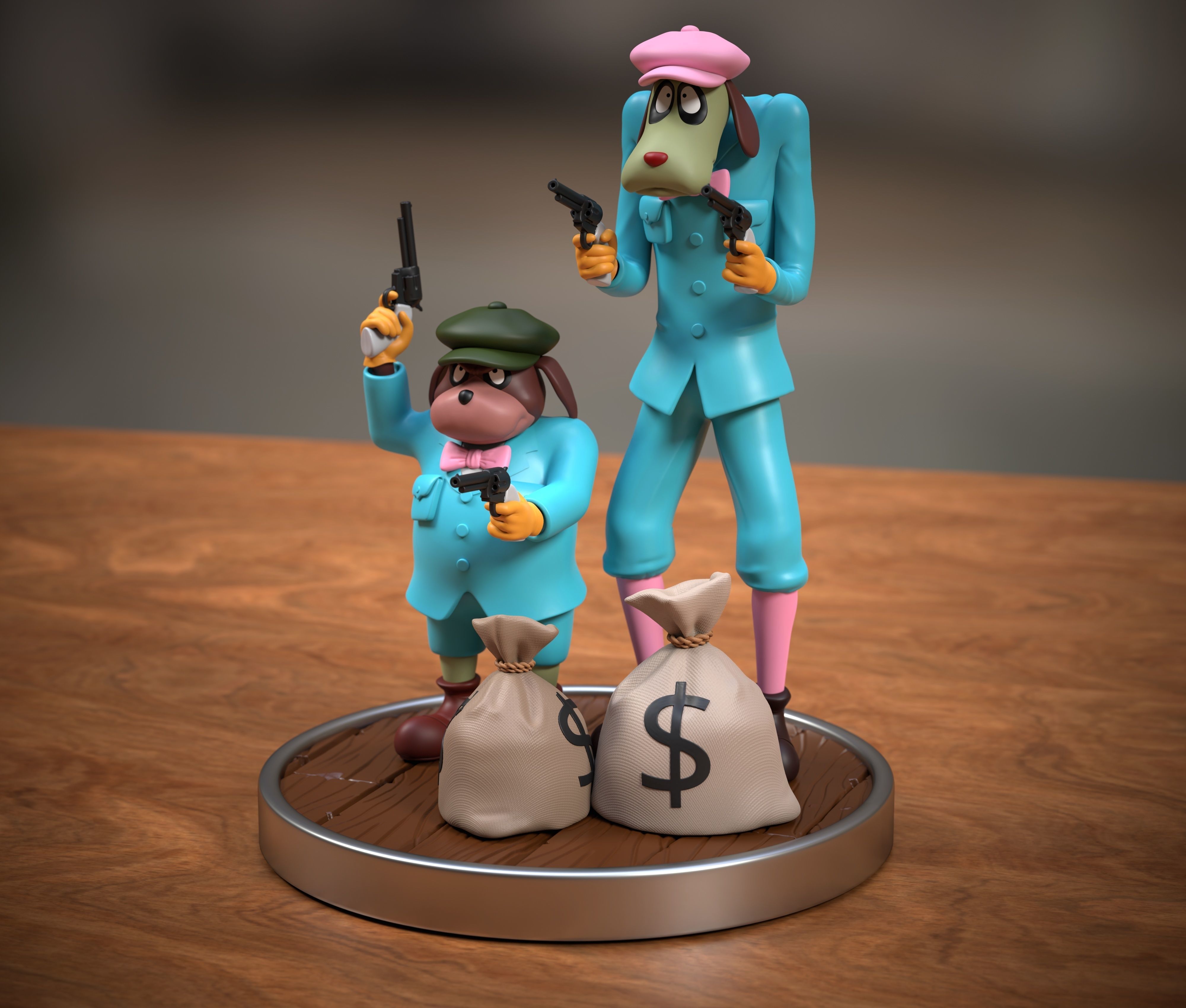 Moriarty gang 3D print model_4