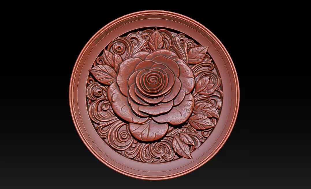 ROSE PENDANT JEWELRY 3D print model