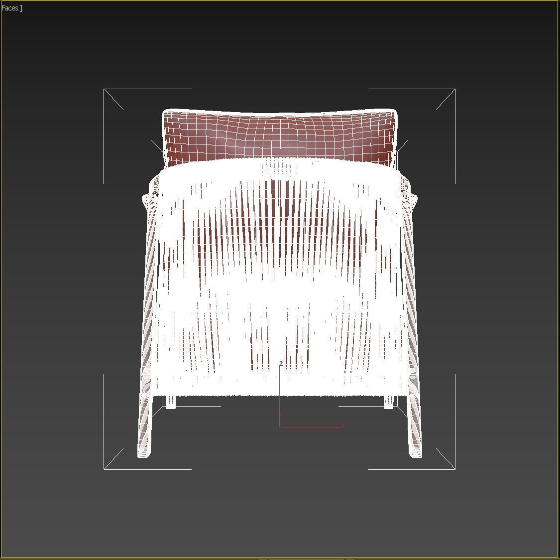 Flexform Crono Low-poly 3D model_15