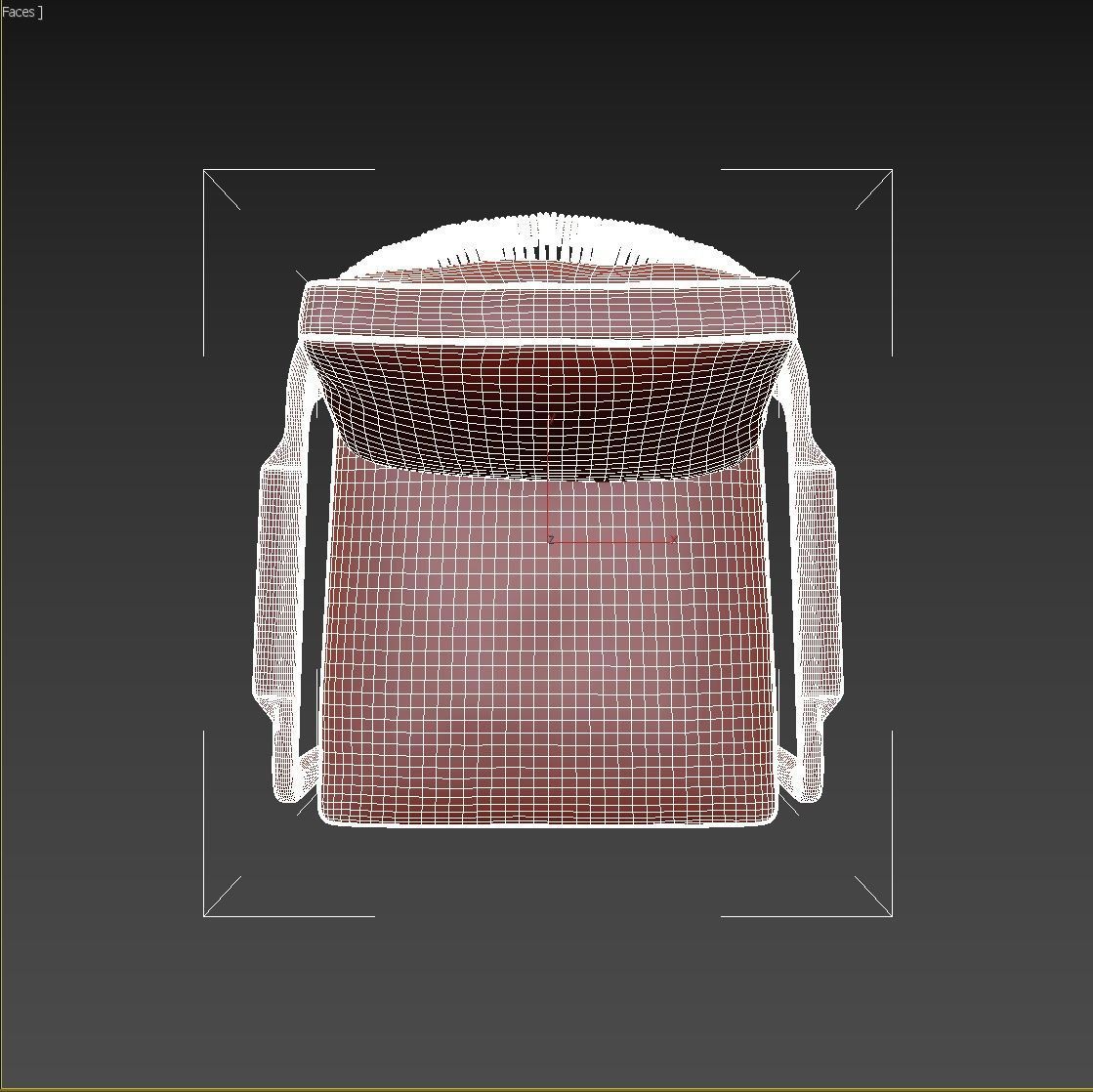 Flexform Crono Low-poly 3D model_9