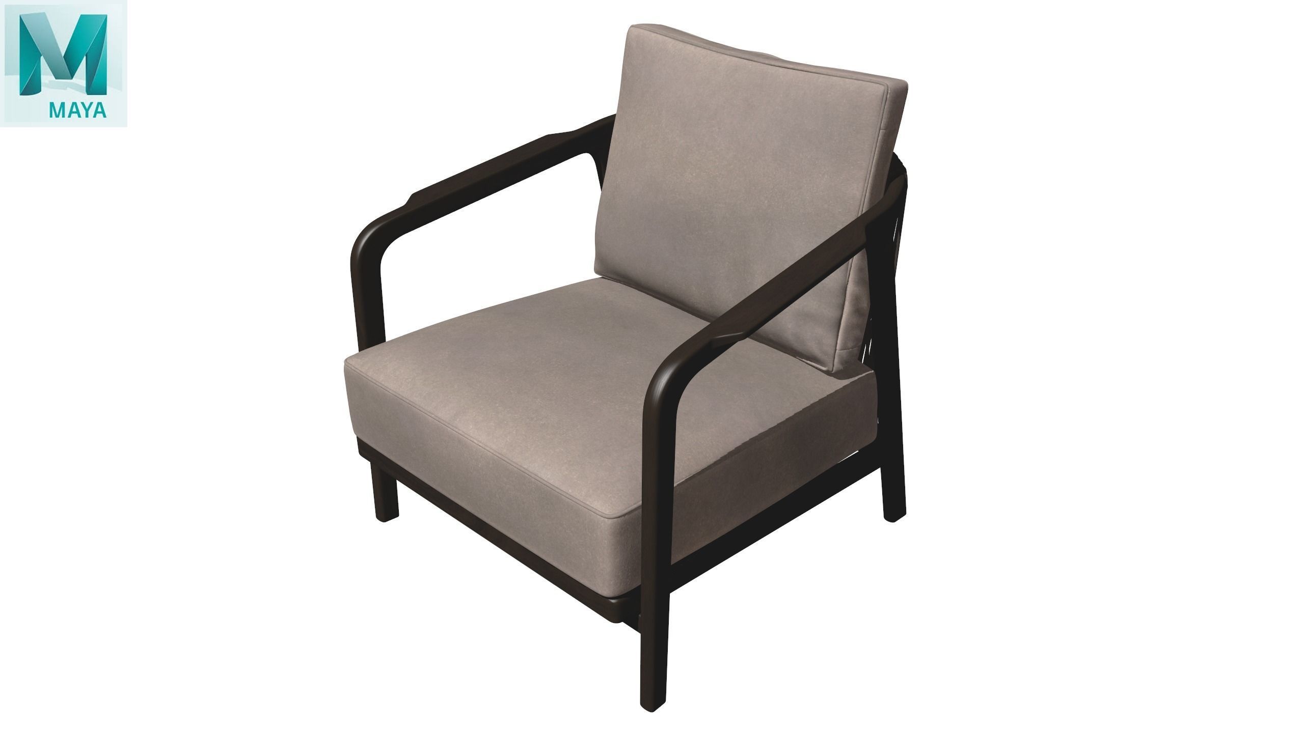 Flexform Crono Low-poly 3D model_26