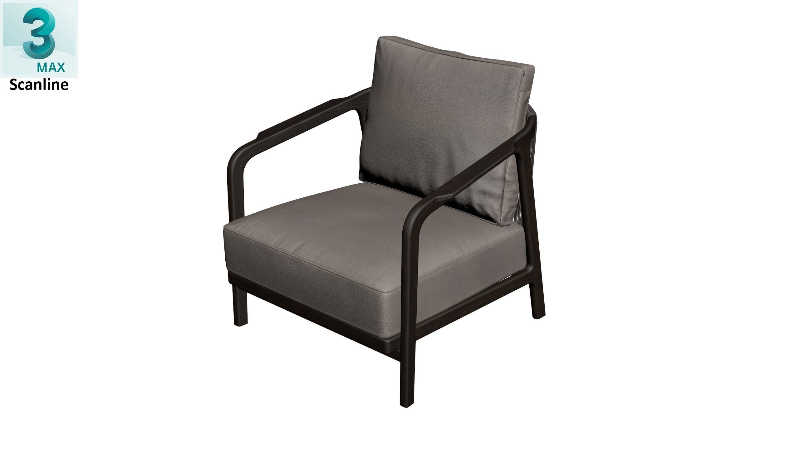 Flexform Crono Low-poly 3D model_24