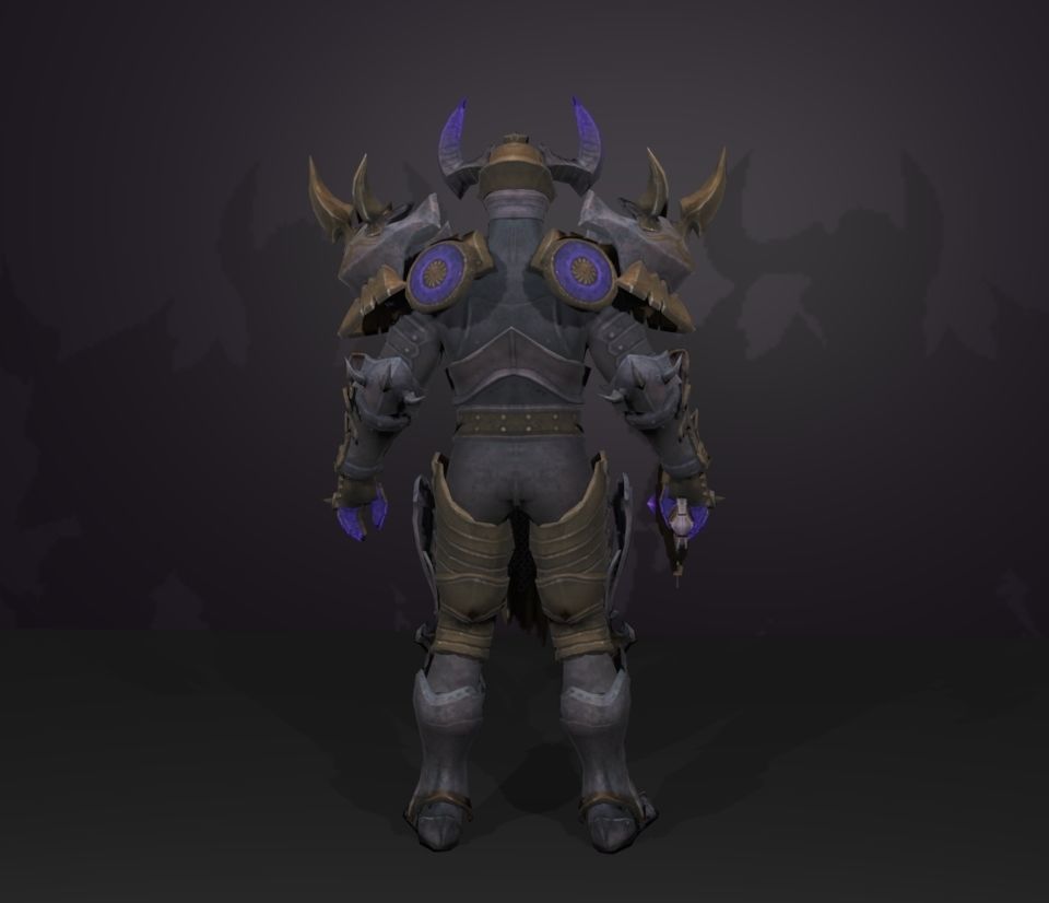 knight king 3D model_4