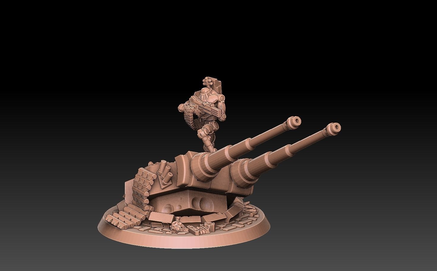 Android Infantry 3D print model_17