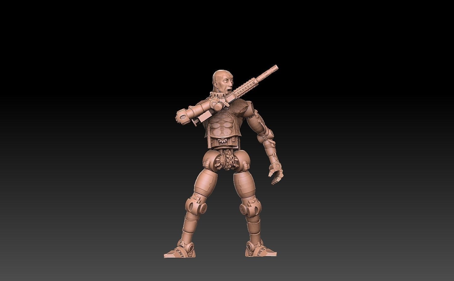 Android Infantry 3D print model_4