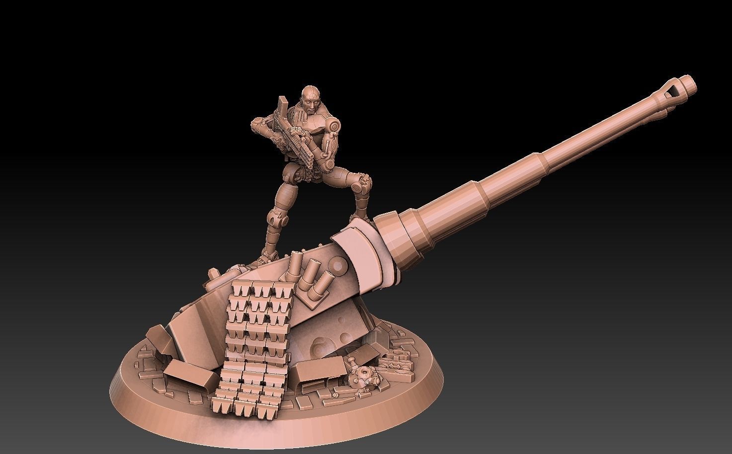 Android Infantry 3D print model_3